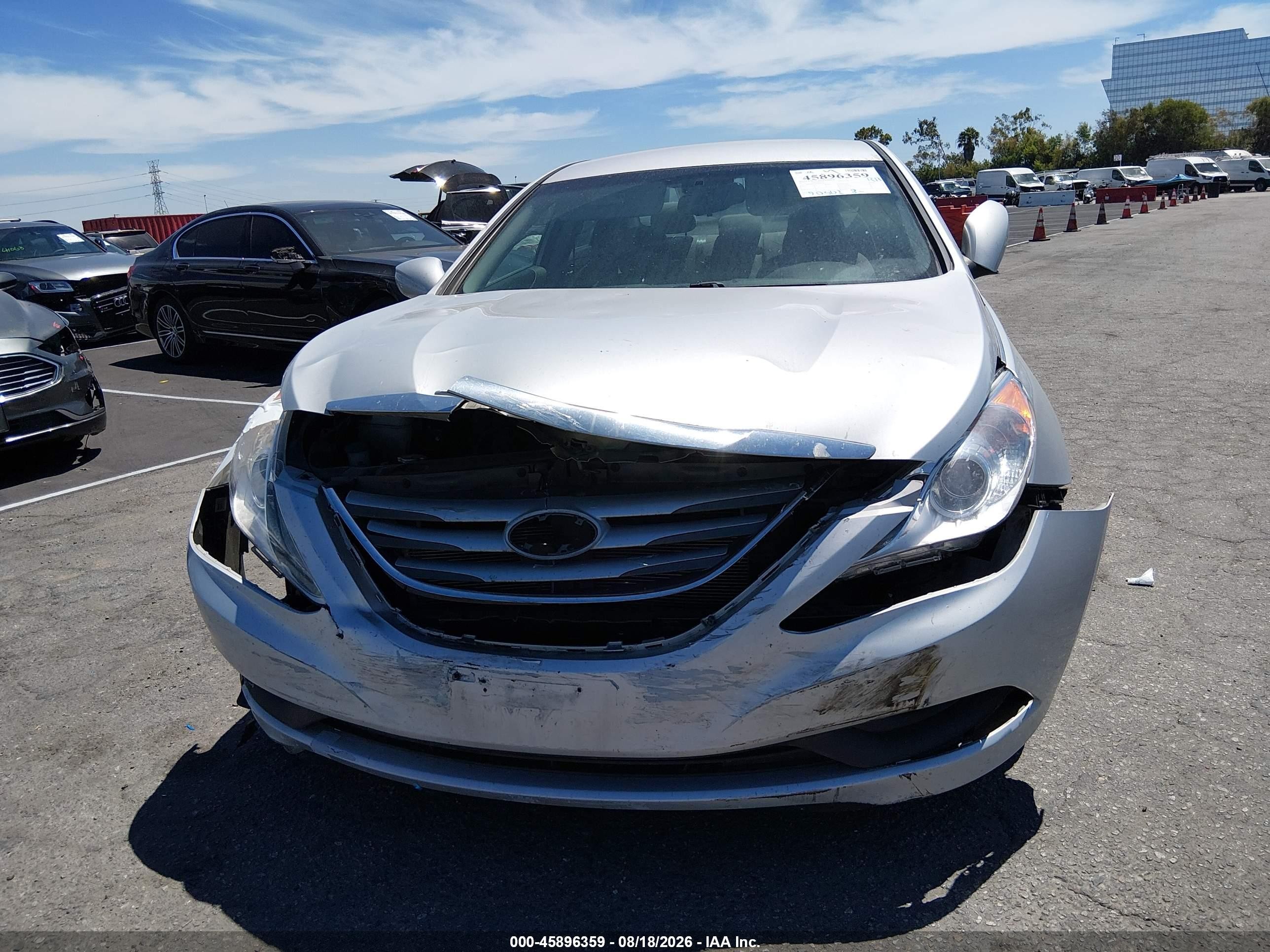2014 Hyundai Sonata Gls Silver vin: 5NPEB4AC8EH848248