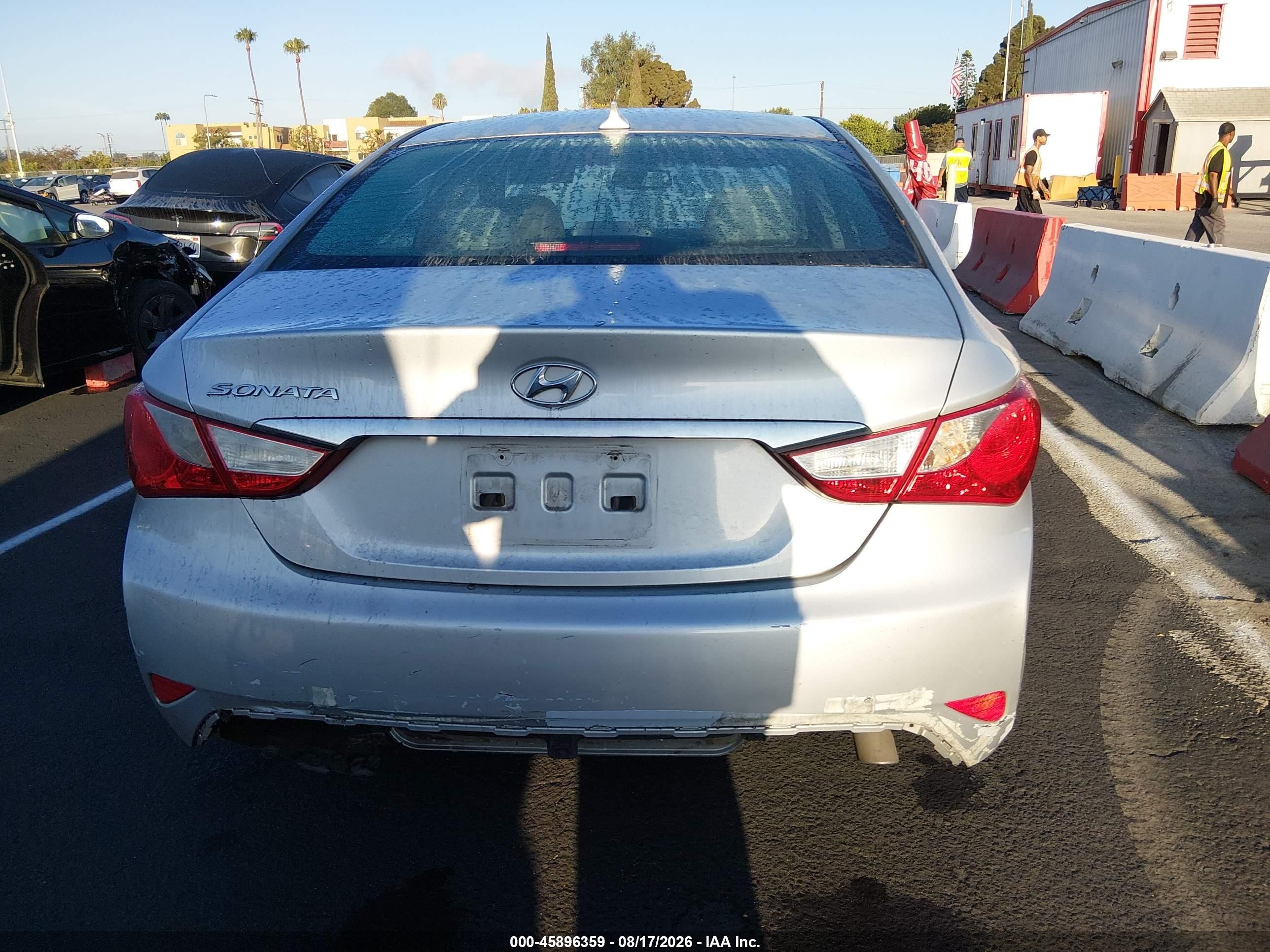 2014 Hyundai Sonata Gls Silver vin: 5NPEB4AC8EH848248