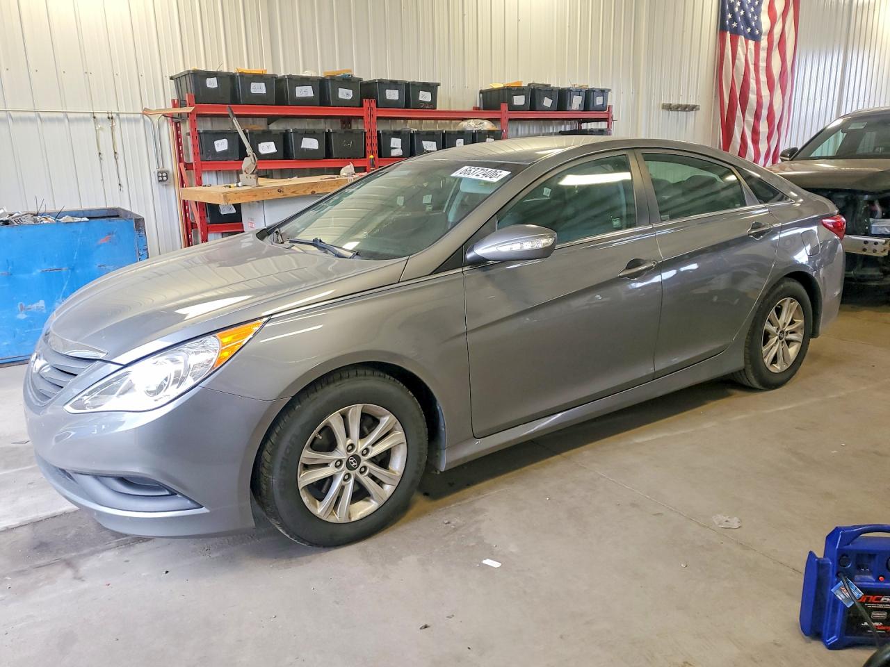 2014 Hyundai Sonata Gls Gray vin: 5NPEB4AC8EH849870
