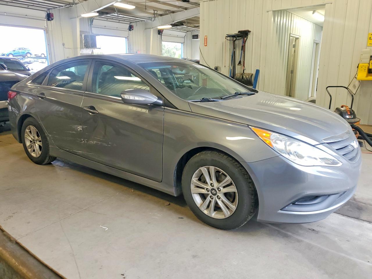 2014 Hyundai Sonata Gls Gray vin: 5NPEB4AC8EH849870