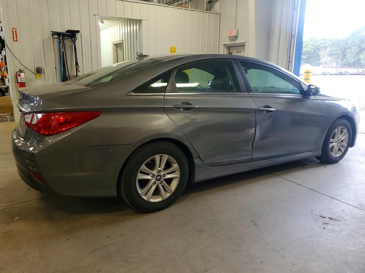 2014 Hyundai Sonata Gls Gray vin: 5NPEB4AC8EH849870