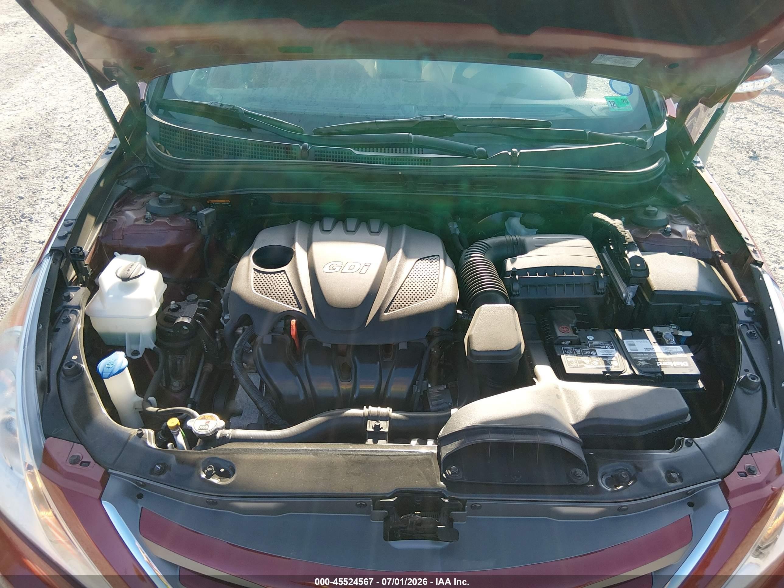2014 Hyundai Sonata Gls Red vin: 5NPEB4AC8EH852381
