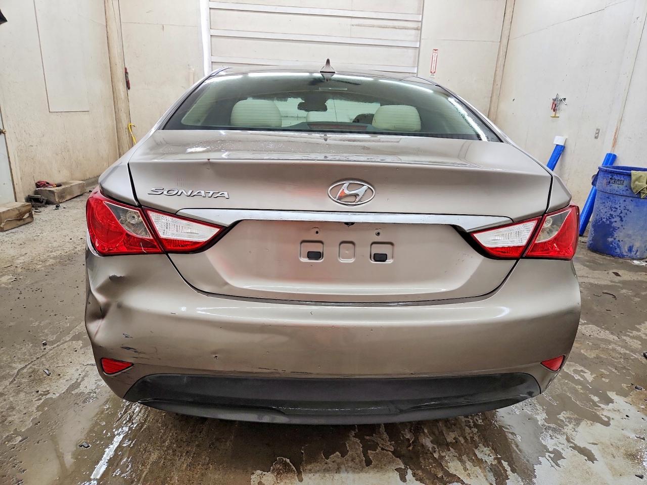2014 Hyundai Sonata Gls Tan vin: 5NPEB4AC8EH858889