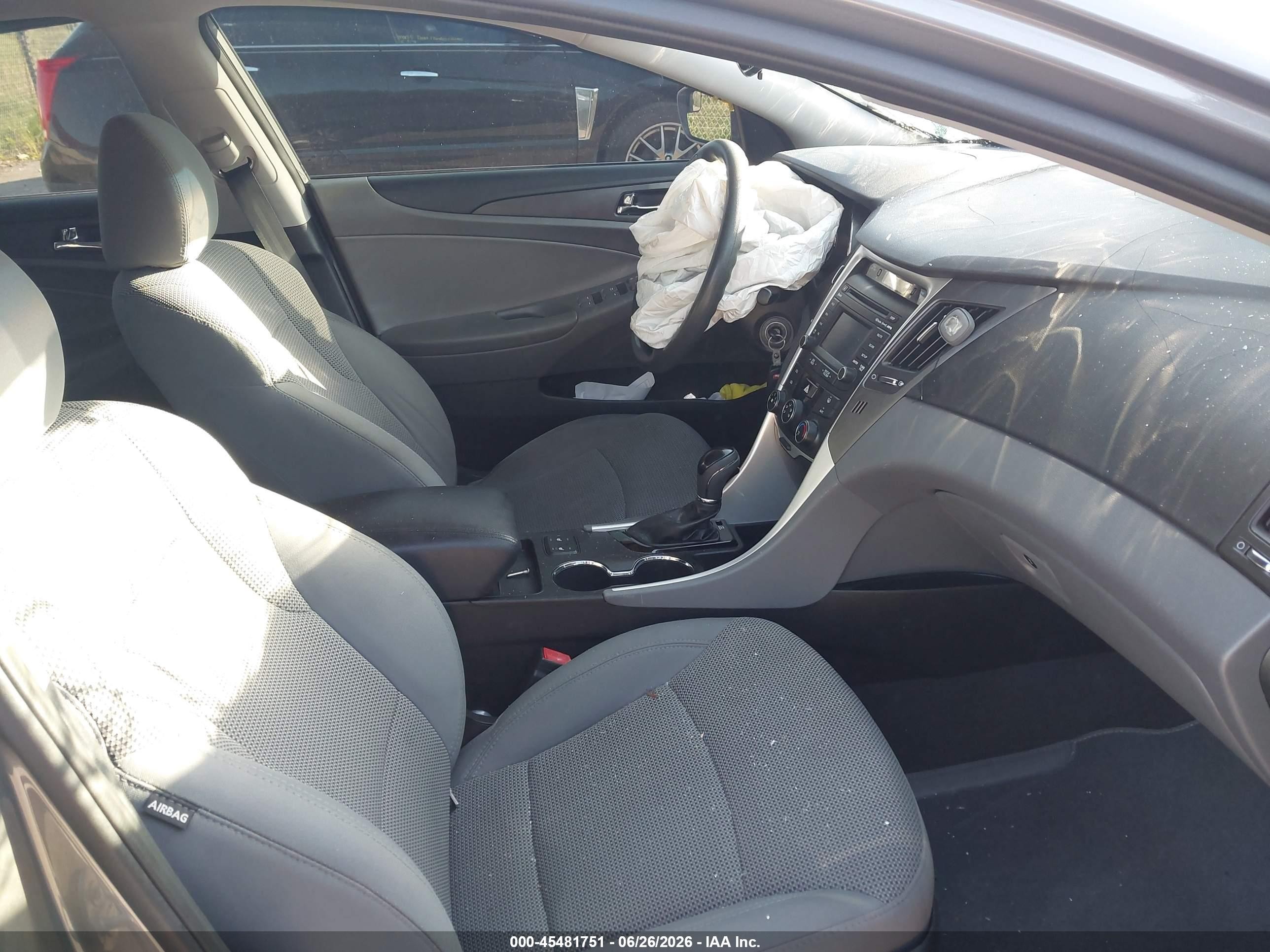 2014 Hyundai Sonata Gls Серый vin: 5NPEB4AC8EH861114