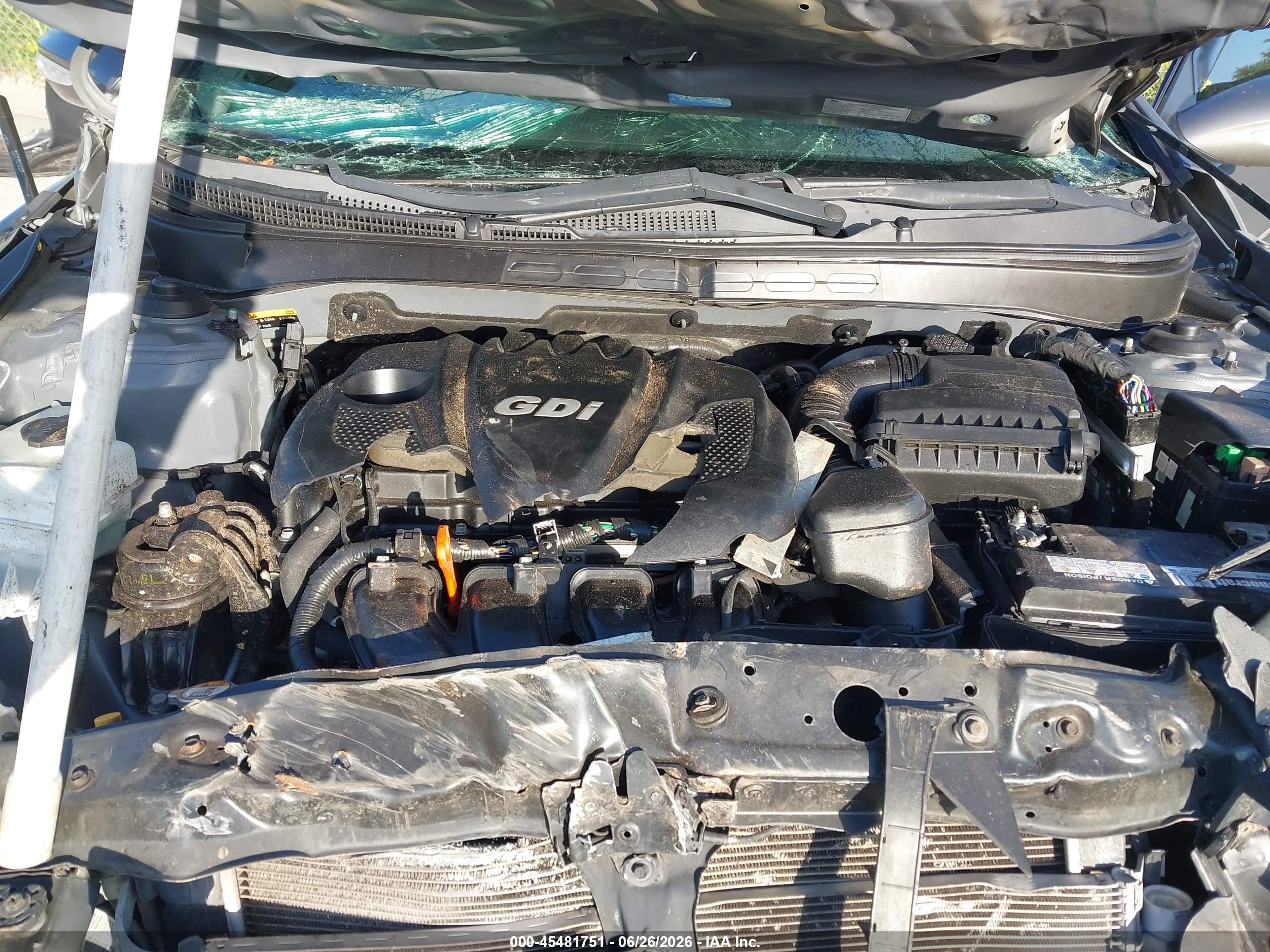 2014 Hyundai Sonata Gls Серый vin: 5NPEB4AC8EH861114