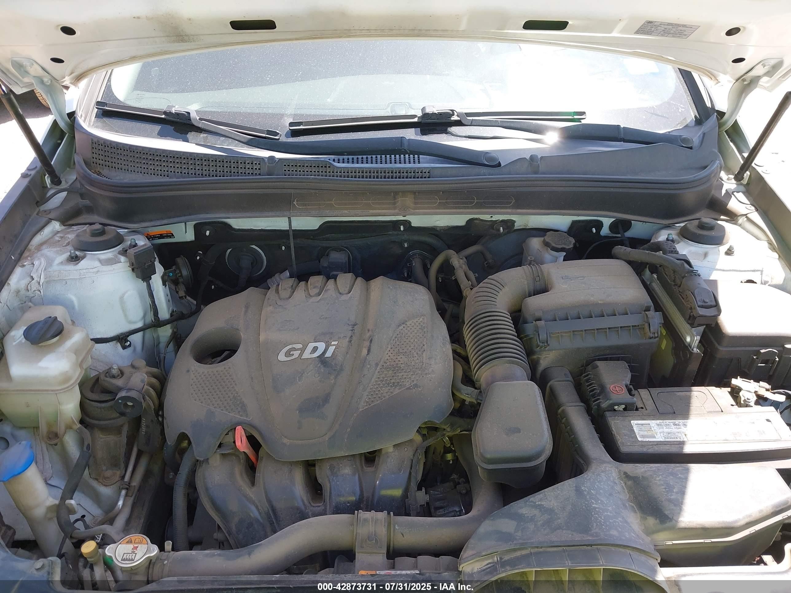 2014 Hyundai Sonata Gls Белый vin: 5NPEB4AC8EH871691