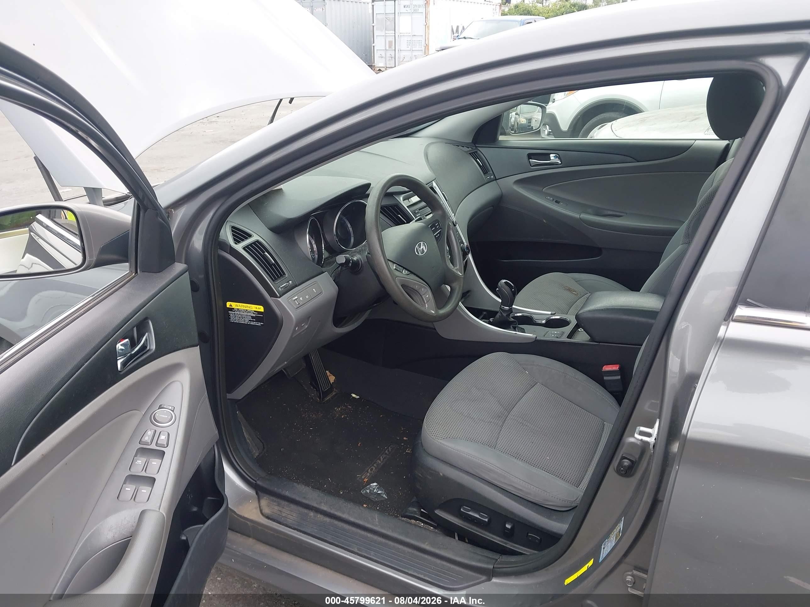 2014 Hyundai Sonata Gls Gray vin: 5NPEB4AC8EH874770