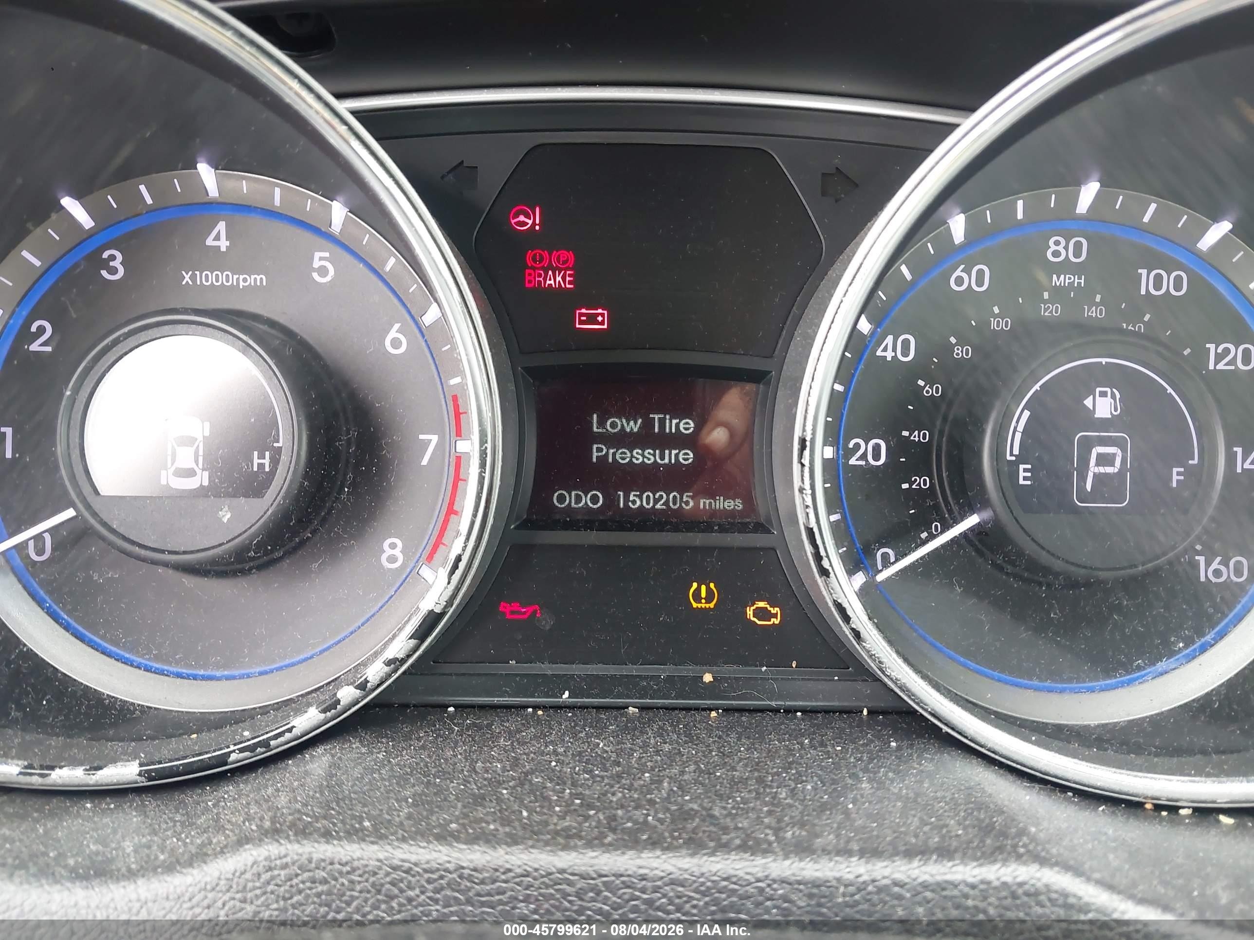 2014 Hyundai Sonata Gls Gray vin: 5NPEB4AC8EH874770