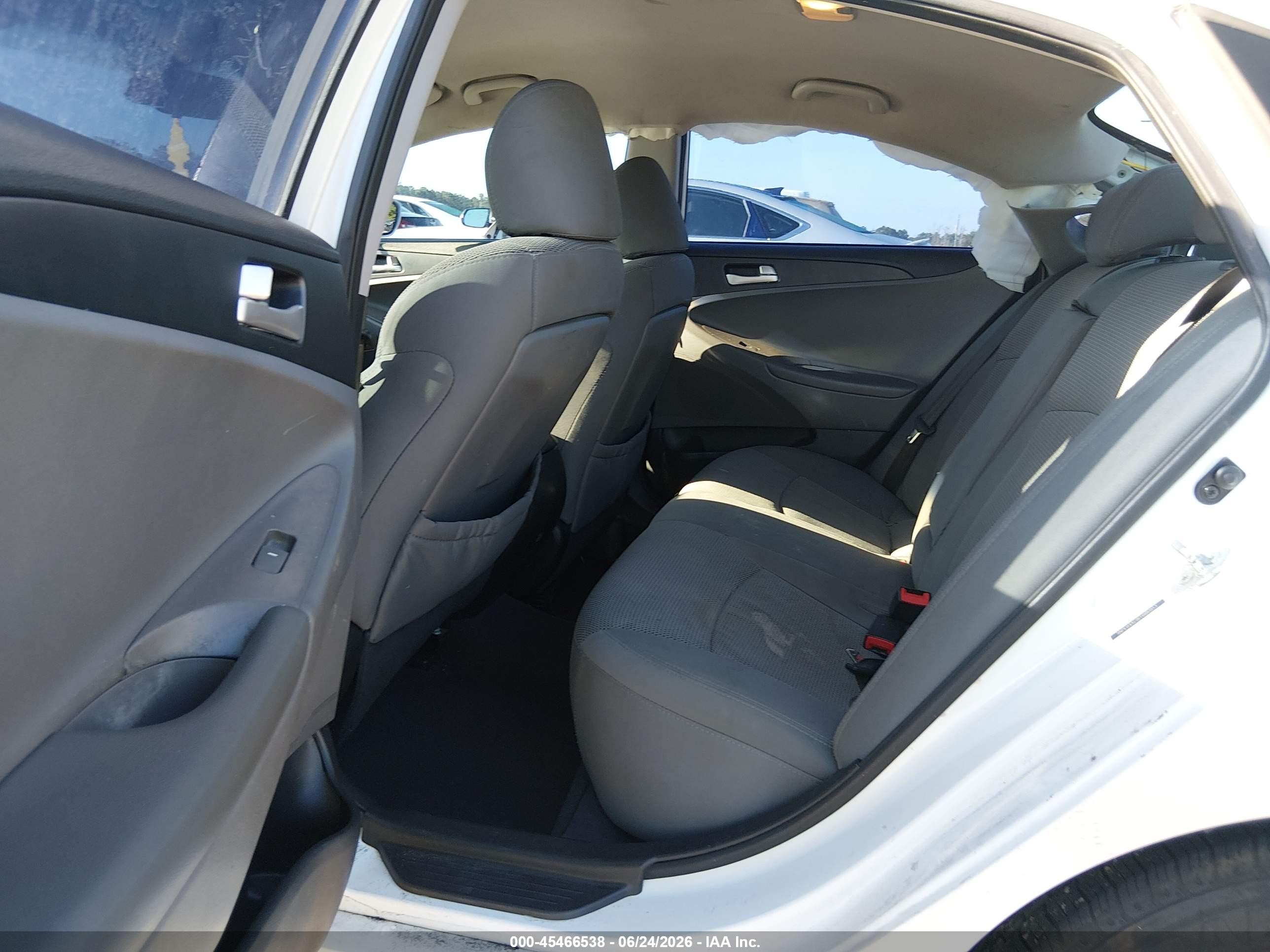 2014 Hyundai Sonata Gls White vin: 5NPEB4AC8EH880813