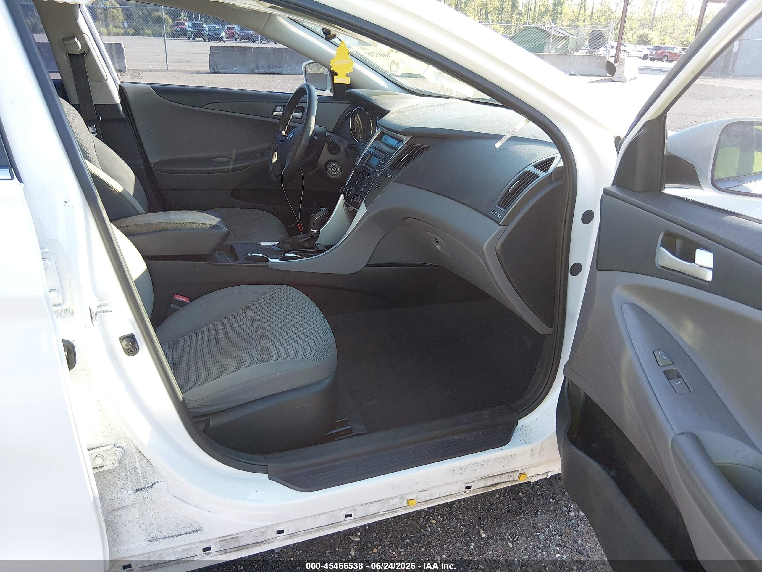 2014 Hyundai Sonata Gls White vin: 5NPEB4AC8EH880813