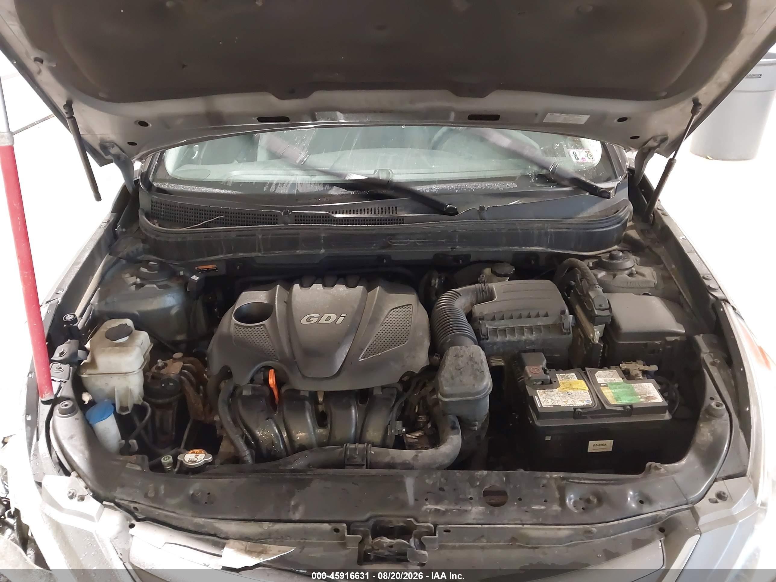 2014 Hyundai Sonata Gls Gray vin: 5NPEB4AC8EH888331