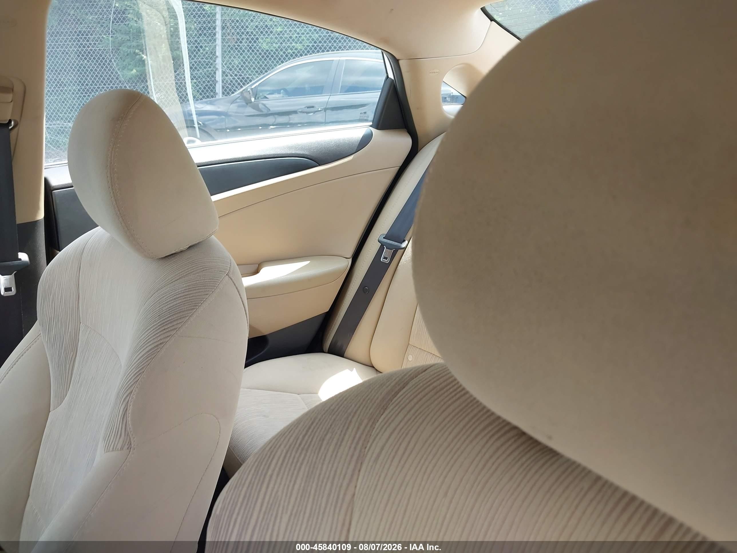 2014 Hyundai Sonata Gls White vin: 5NPEB4AC8EH889267