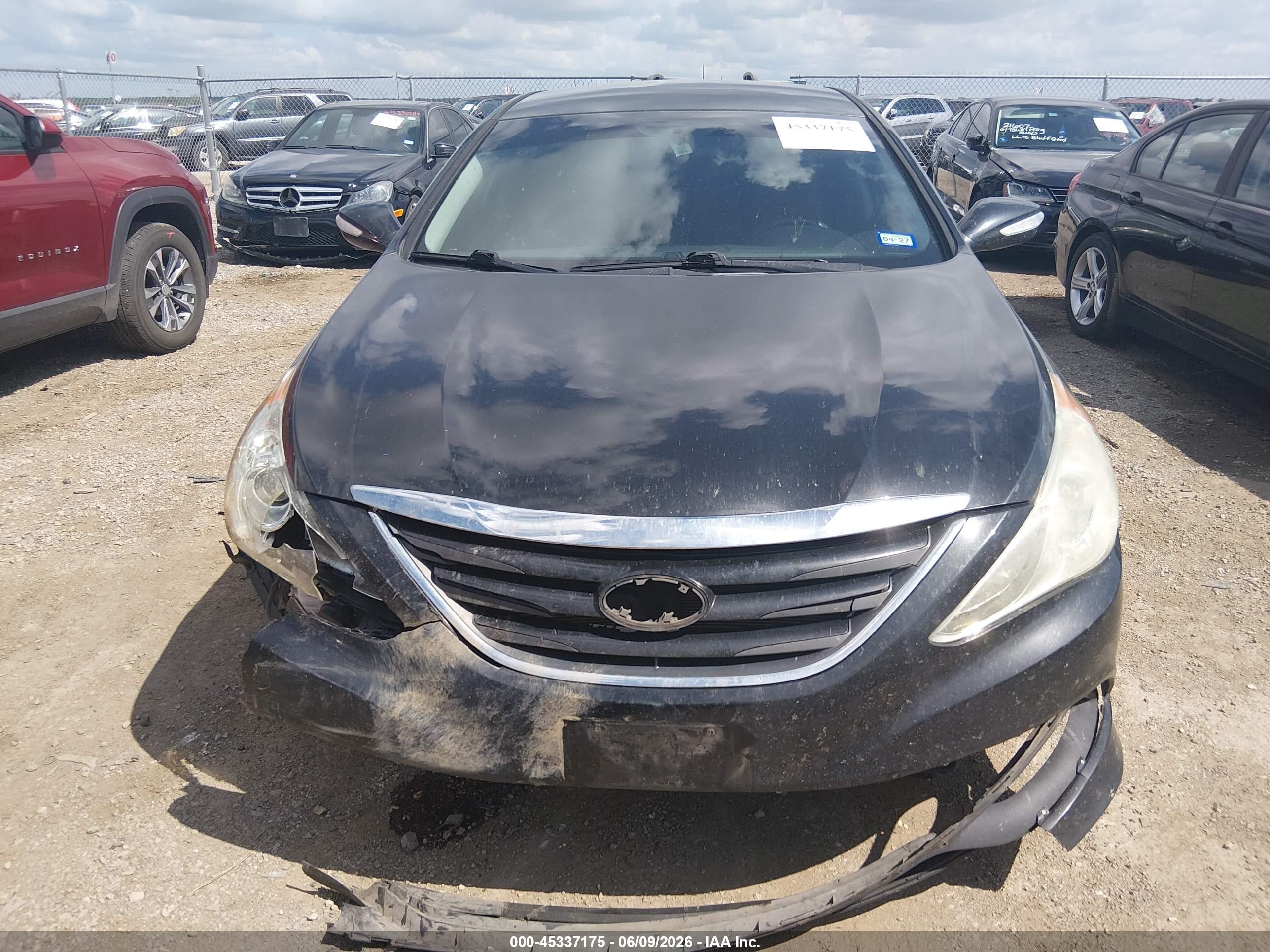2014 Hyundai Sonata Gls Black vin: 5NPEB4AC8EH890905