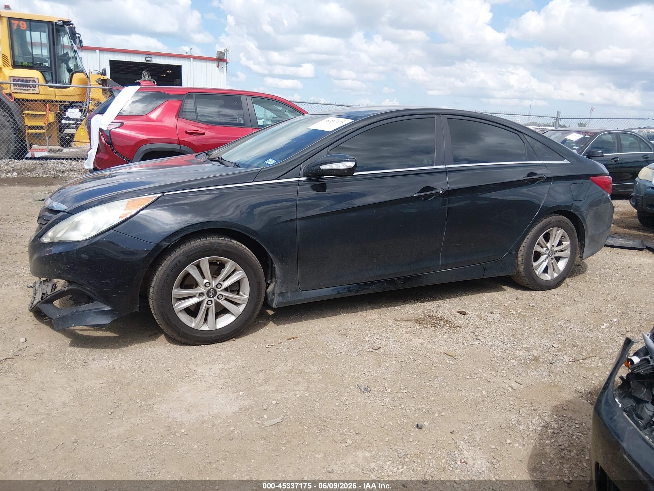2014 Hyundai Sonata Gls Black vin: 5NPEB4AC8EH890905