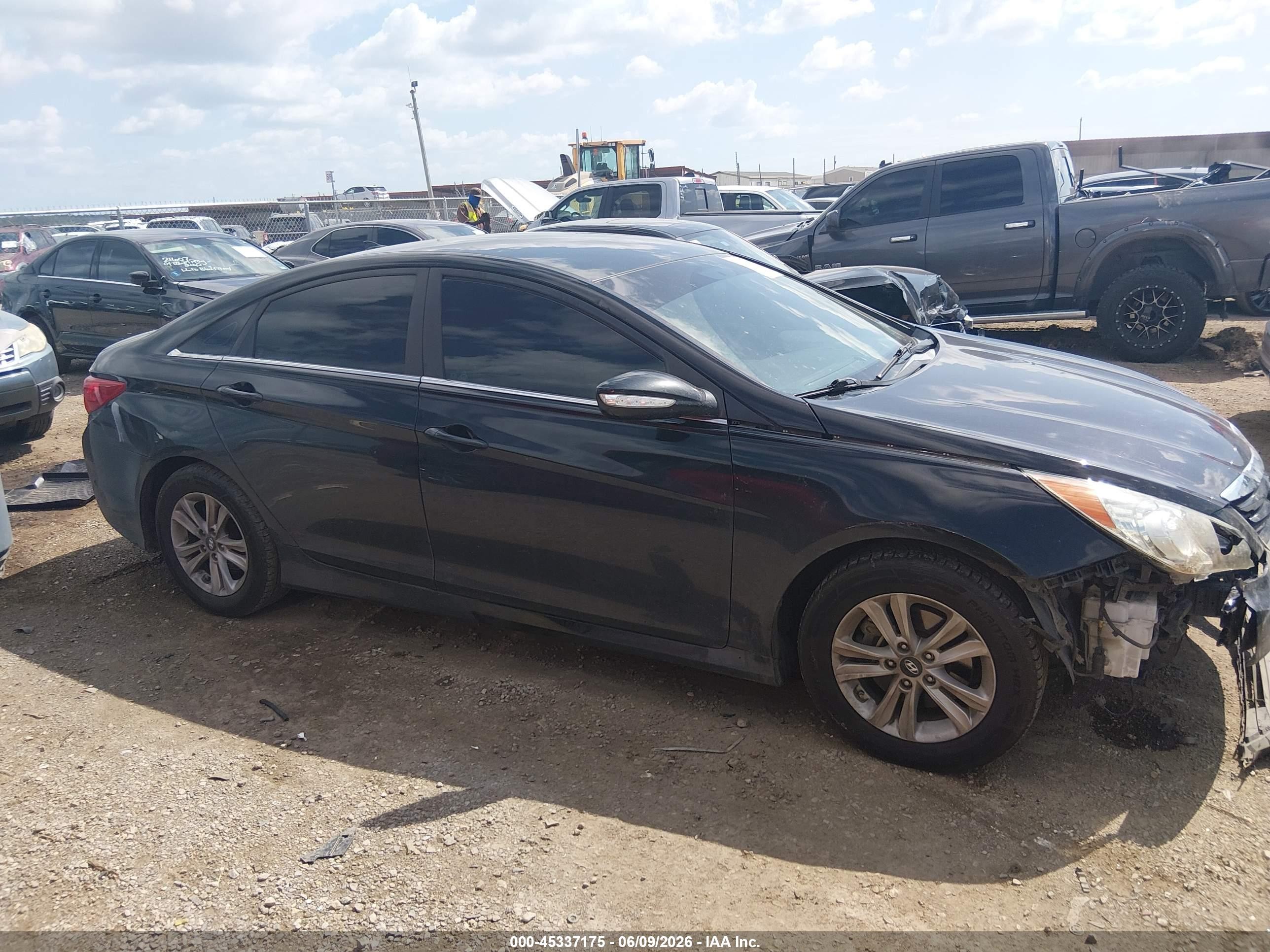 2014 Hyundai Sonata Gls Black vin: 5NPEB4AC8EH890905