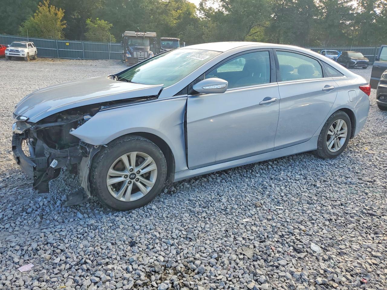 2014 Hyundai Sonata Gls Blue vin: 5NPEB4AC8EH899264