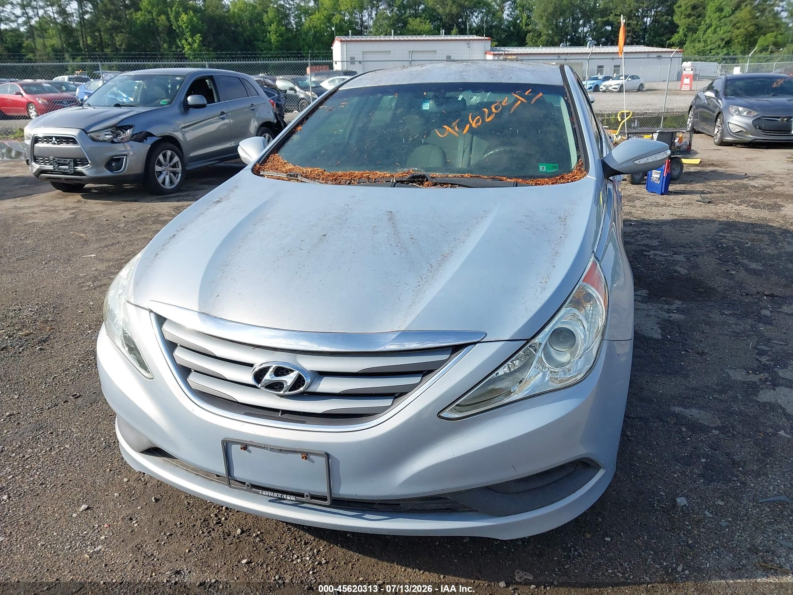 2014 Hyundai Sonata Gls Blue vin: 5NPEB4AC8EH902549