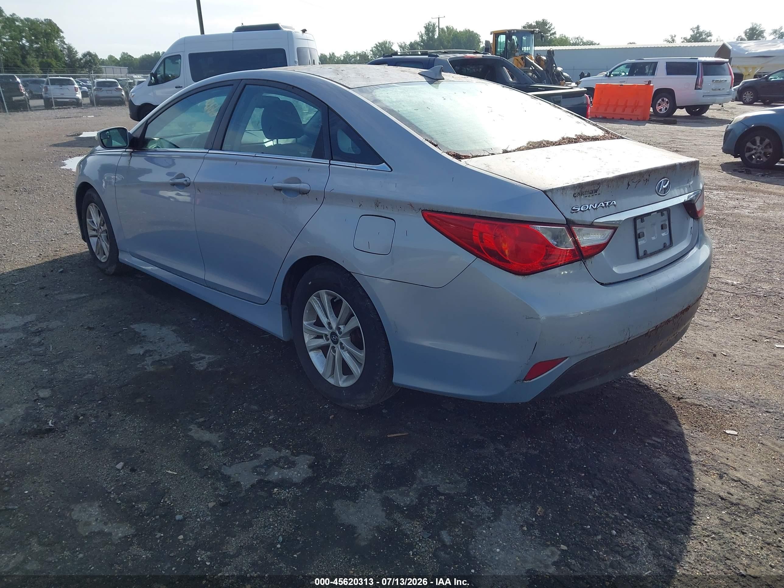 2014 Hyundai Sonata Gls Blue vin: 5NPEB4AC8EH902549