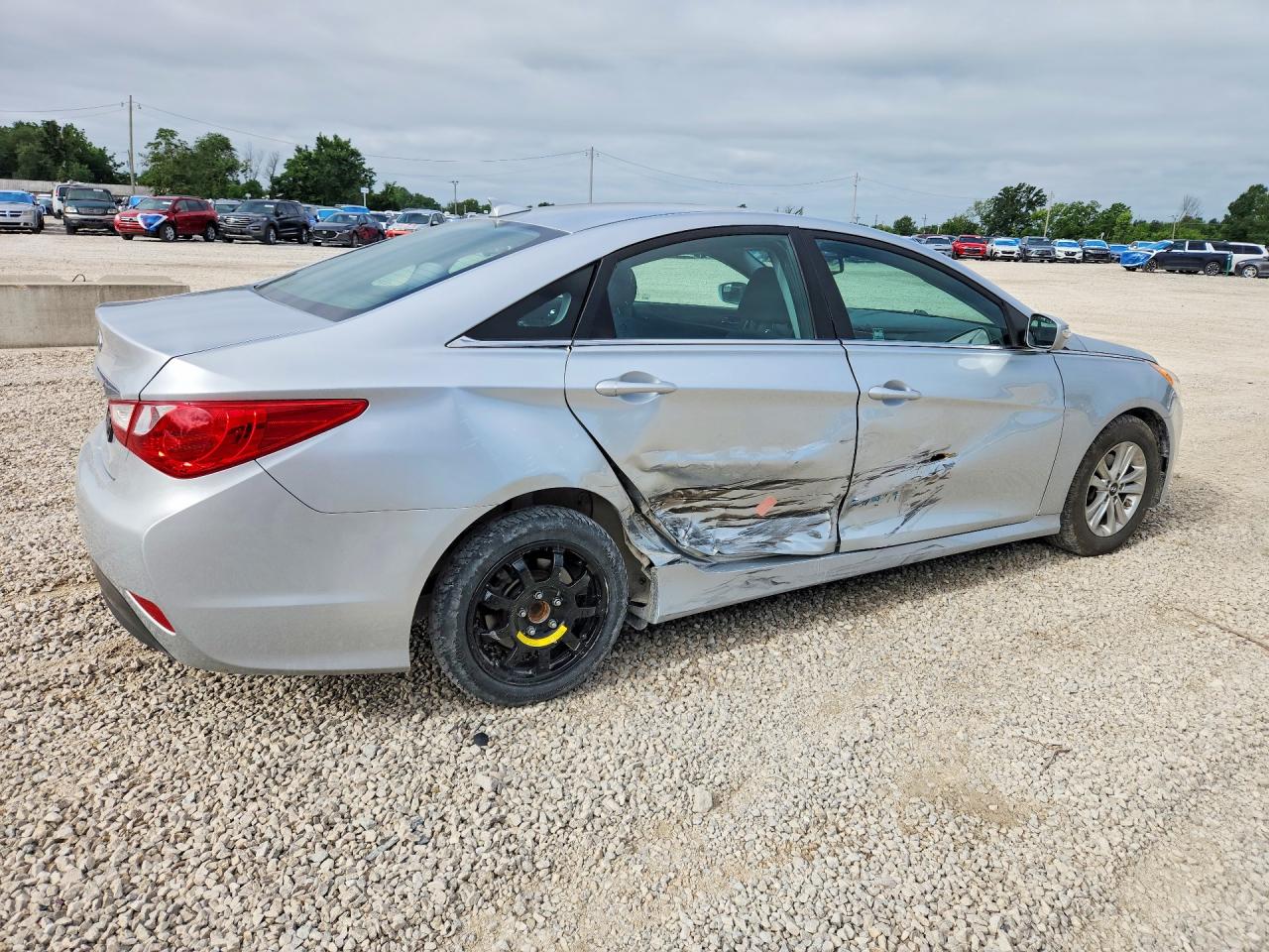 2014 Hyundai Sonata Gls Silver vin: 5NPEB4AC8EH903149