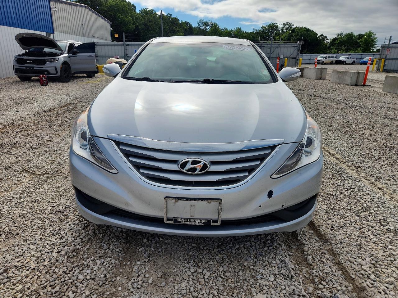 2014 Hyundai Sonata Gls Silver vin: 5NPEB4AC8EH903149