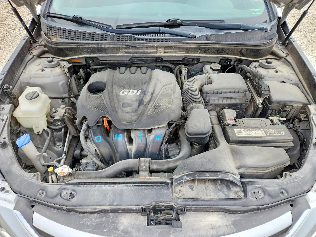 2014 Hyundai Sonata Gls Silver vin: 5NPEB4AC8EH903149