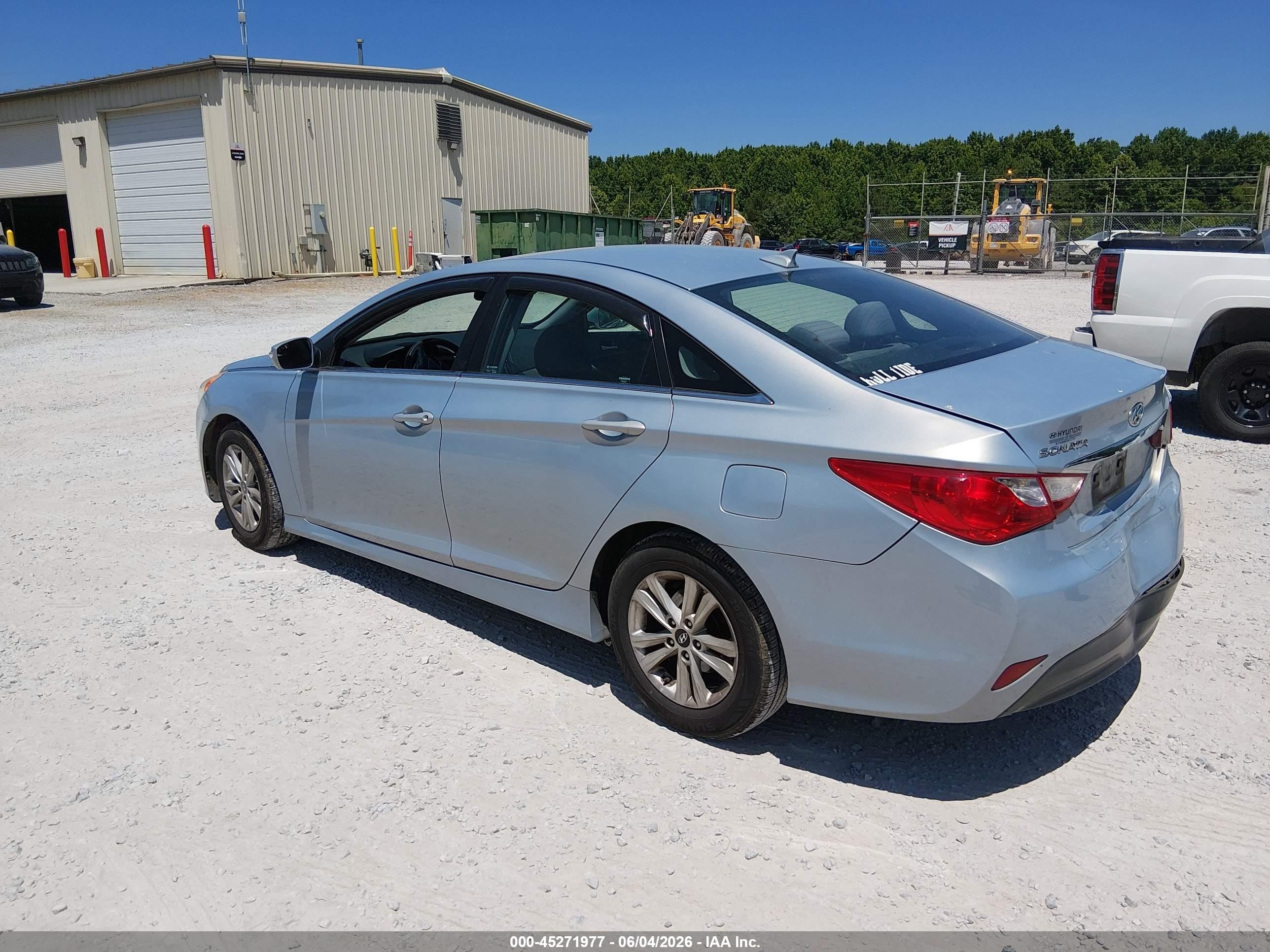 2014 Hyundai Sonata Gls Blue vin: 5NPEB4AC8EH905869
