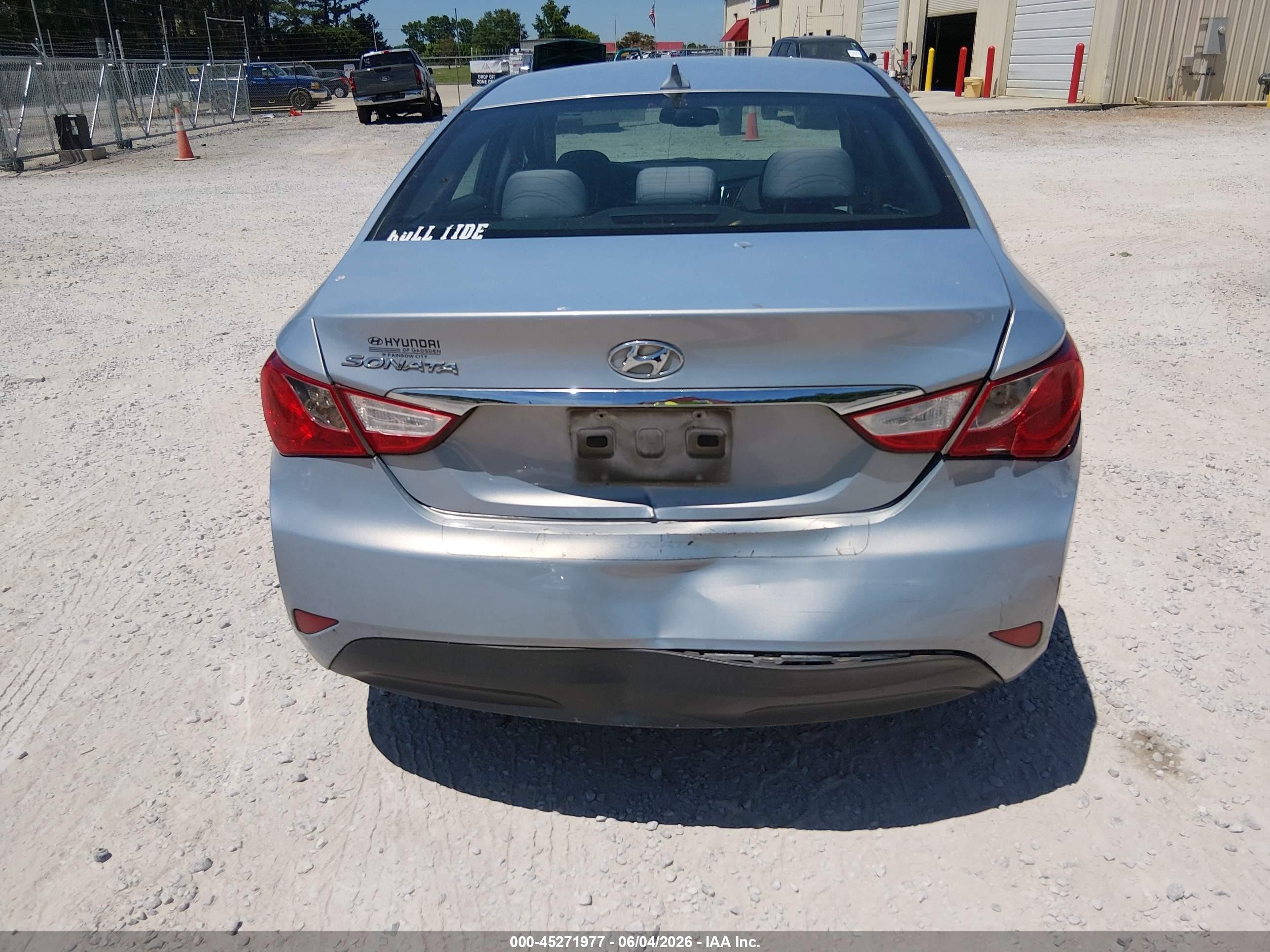 2014 Hyundai Sonata Gls Blue vin: 5NPEB4AC8EH905869