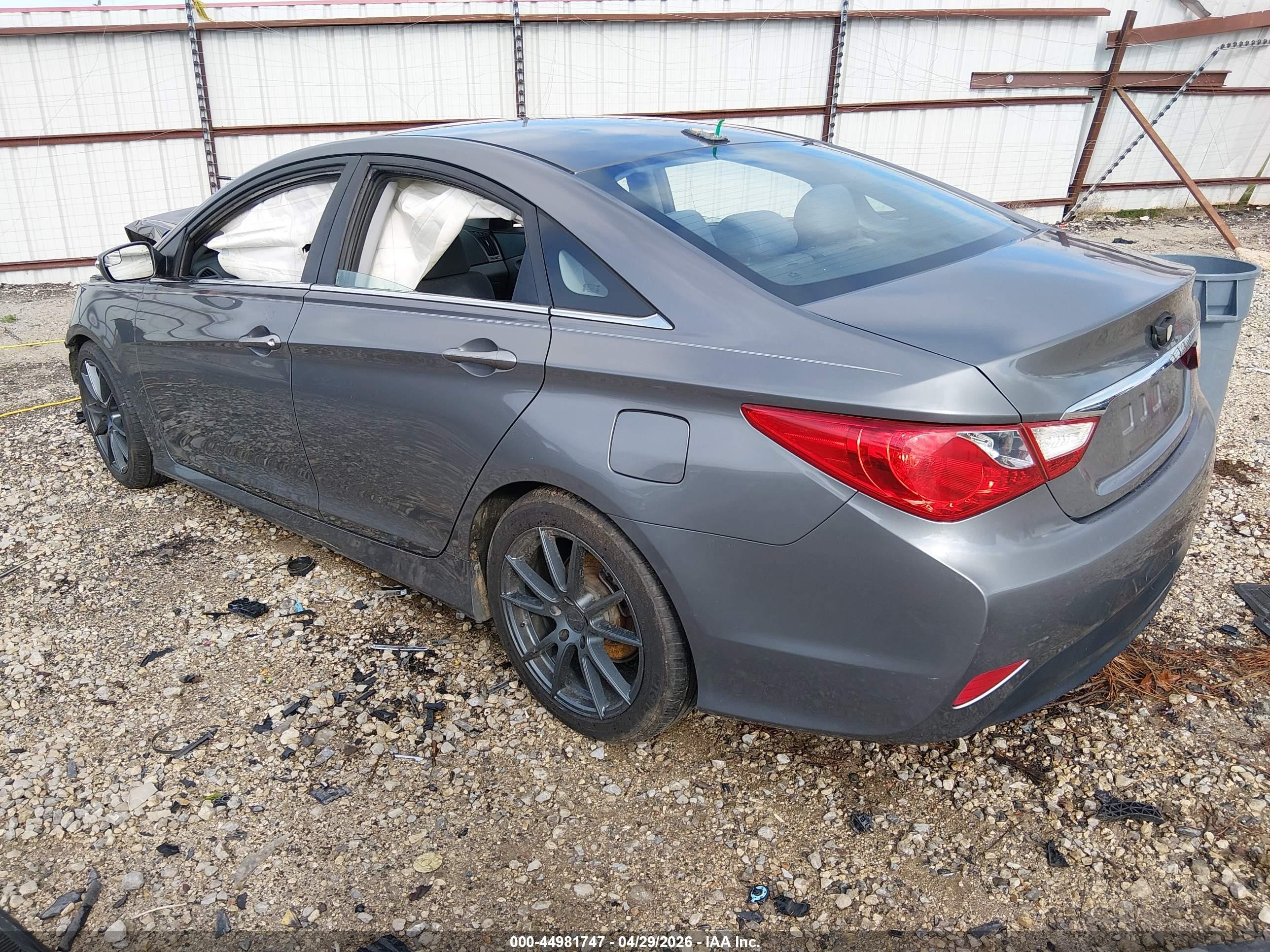 2014 Hyundai Sonata Gls Gray vin: 5NPEB4AC8EH906360