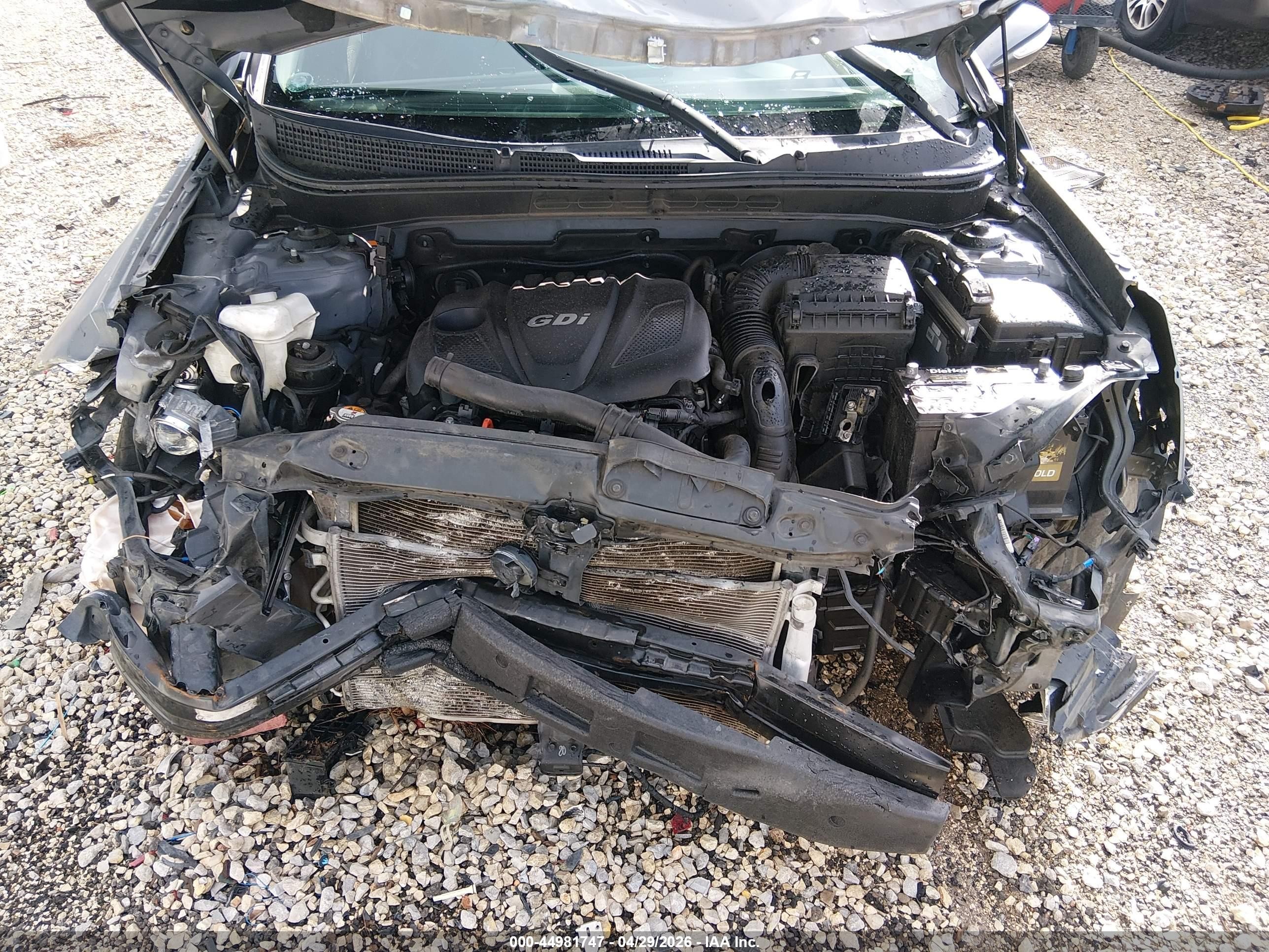 2014 Hyundai Sonata Gls Gray vin: 5NPEB4AC8EH906360
