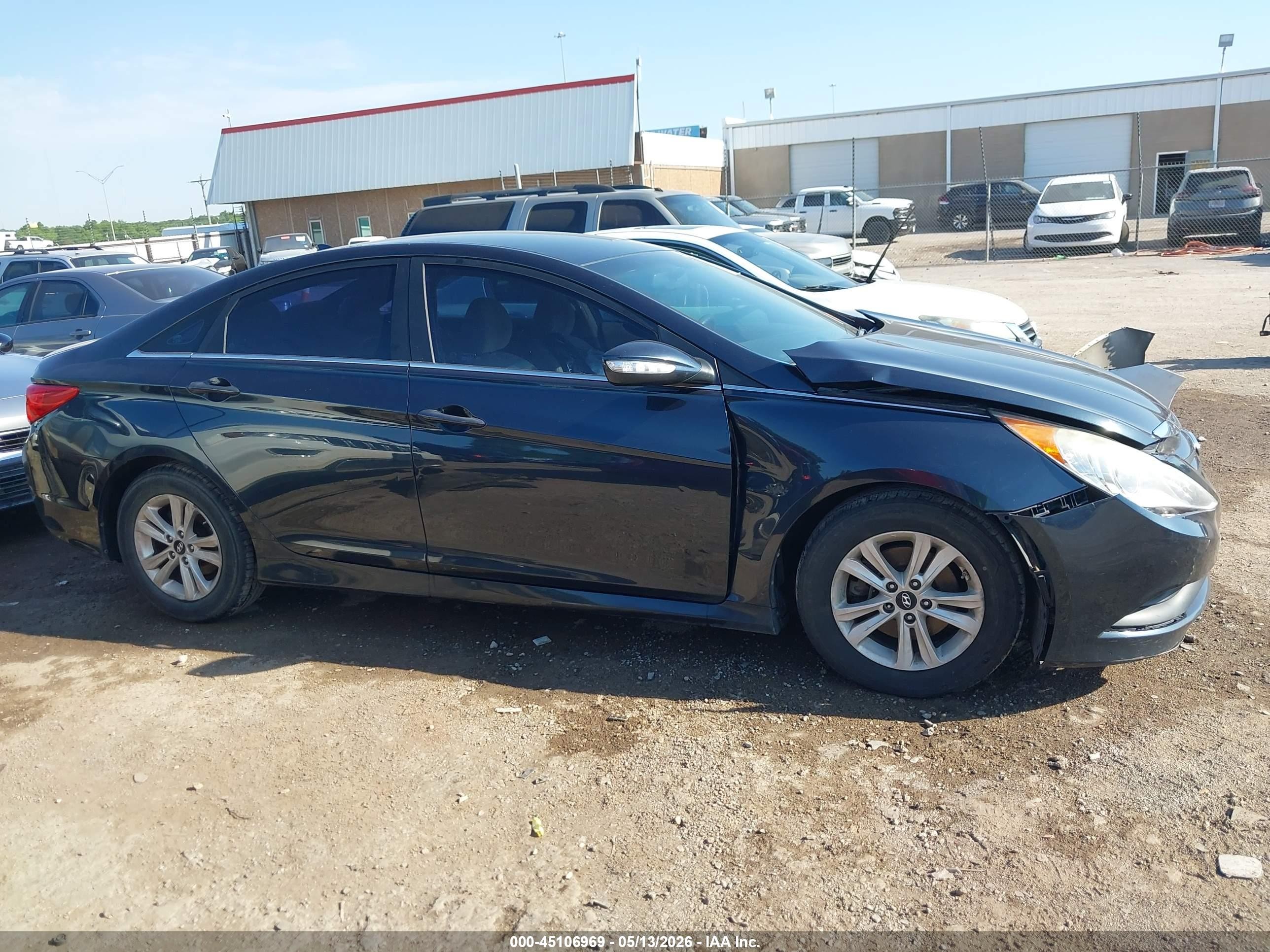 2014 Hyundai Sonata Gls Dark Blue vin: 5NPEB4AC8EH915429