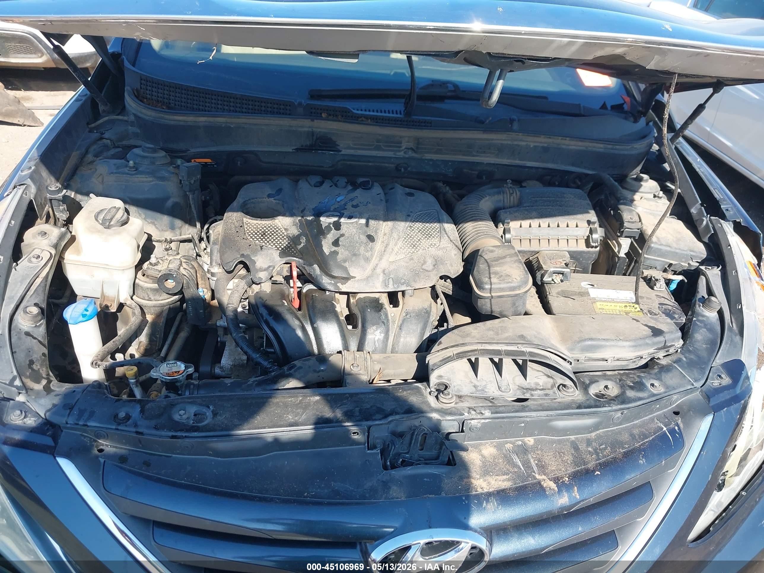 2014 Hyundai Sonata Gls Dark Blue vin: 5NPEB4AC8EH915429