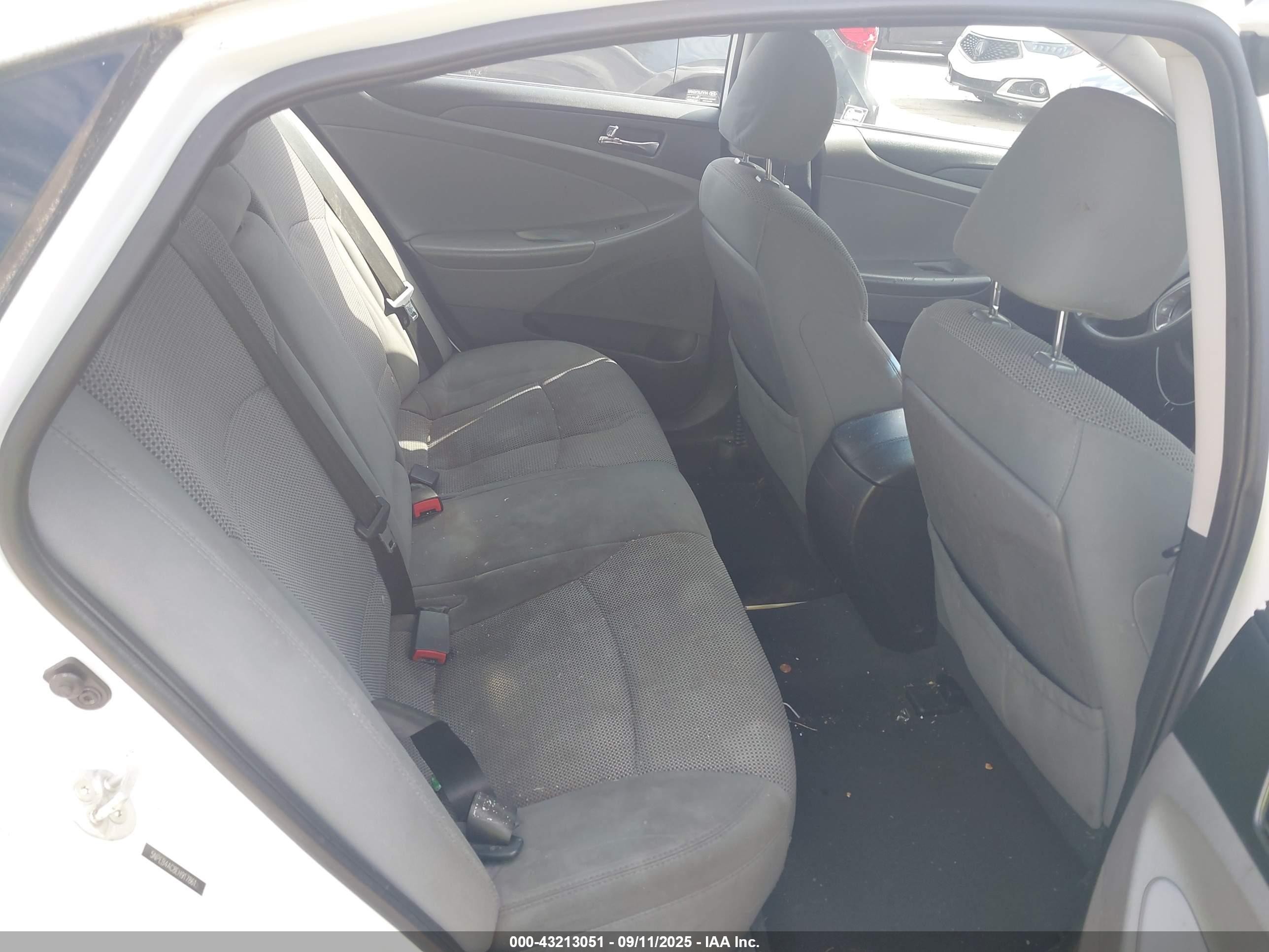 2014 Hyundai Sonata Gls White vin: 5NPEB4AC8EH917861