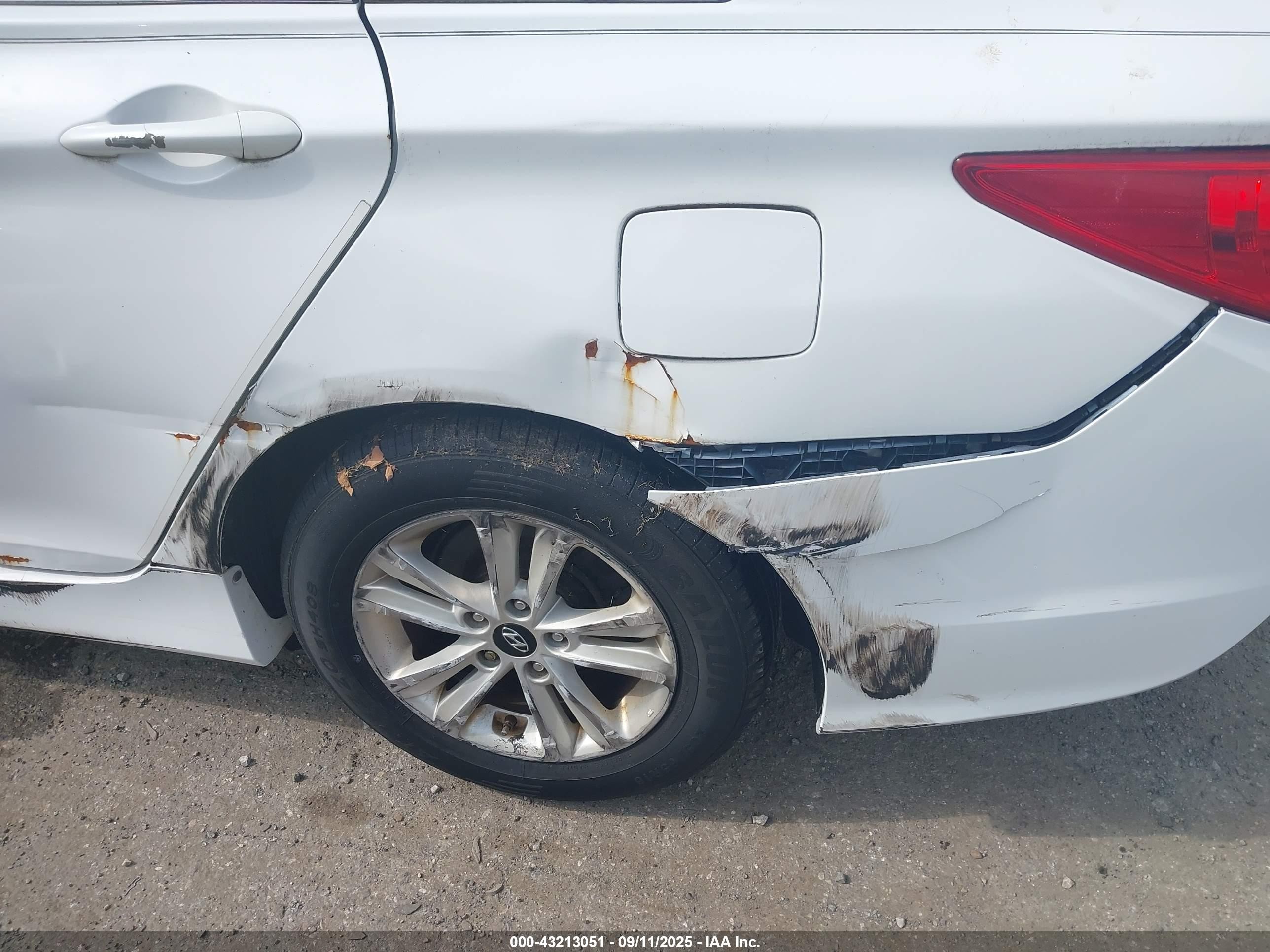 2014 Hyundai Sonata Gls White vin: 5NPEB4AC8EH917861