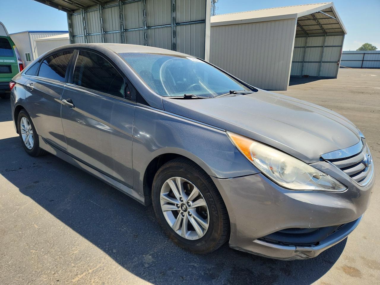 2014 Hyundai Sonata Gls Gray vin: 5NPEB4AC8EH920467
