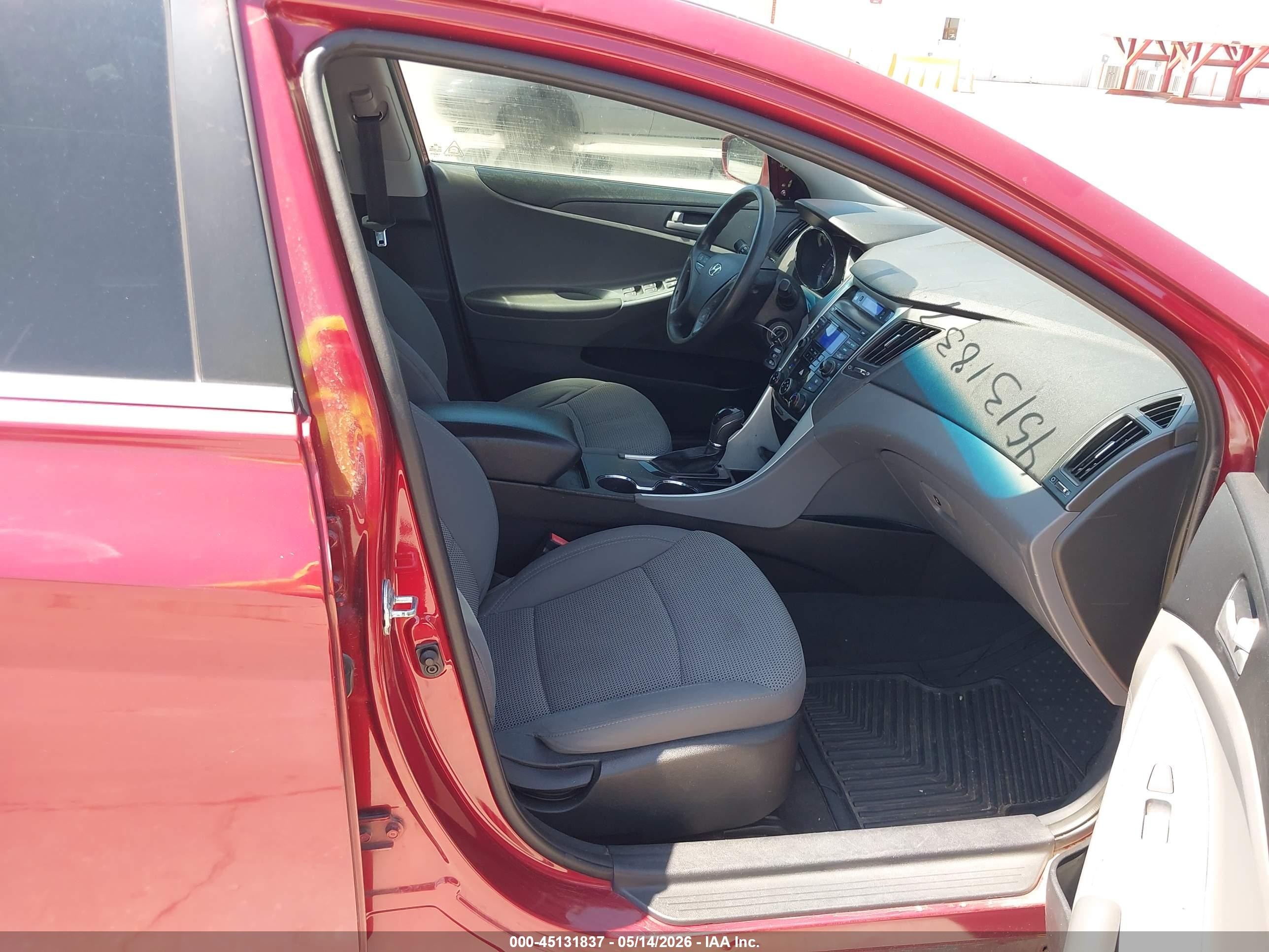 2014 Hyundai Sonata Gls Red vin: 5NPEB4AC8EH922008