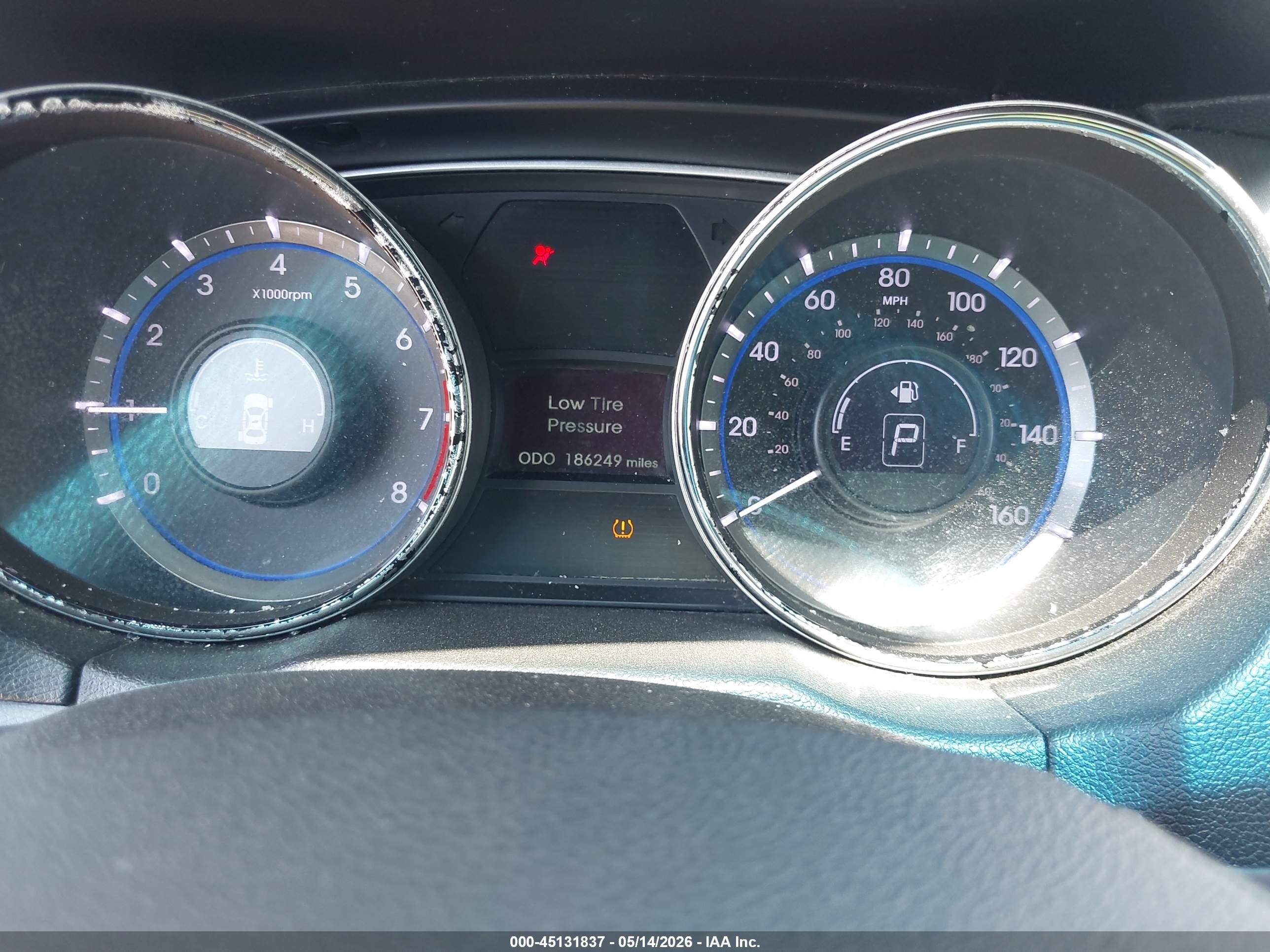 2014 Hyundai Sonata Gls Red vin: 5NPEB4AC8EH922008