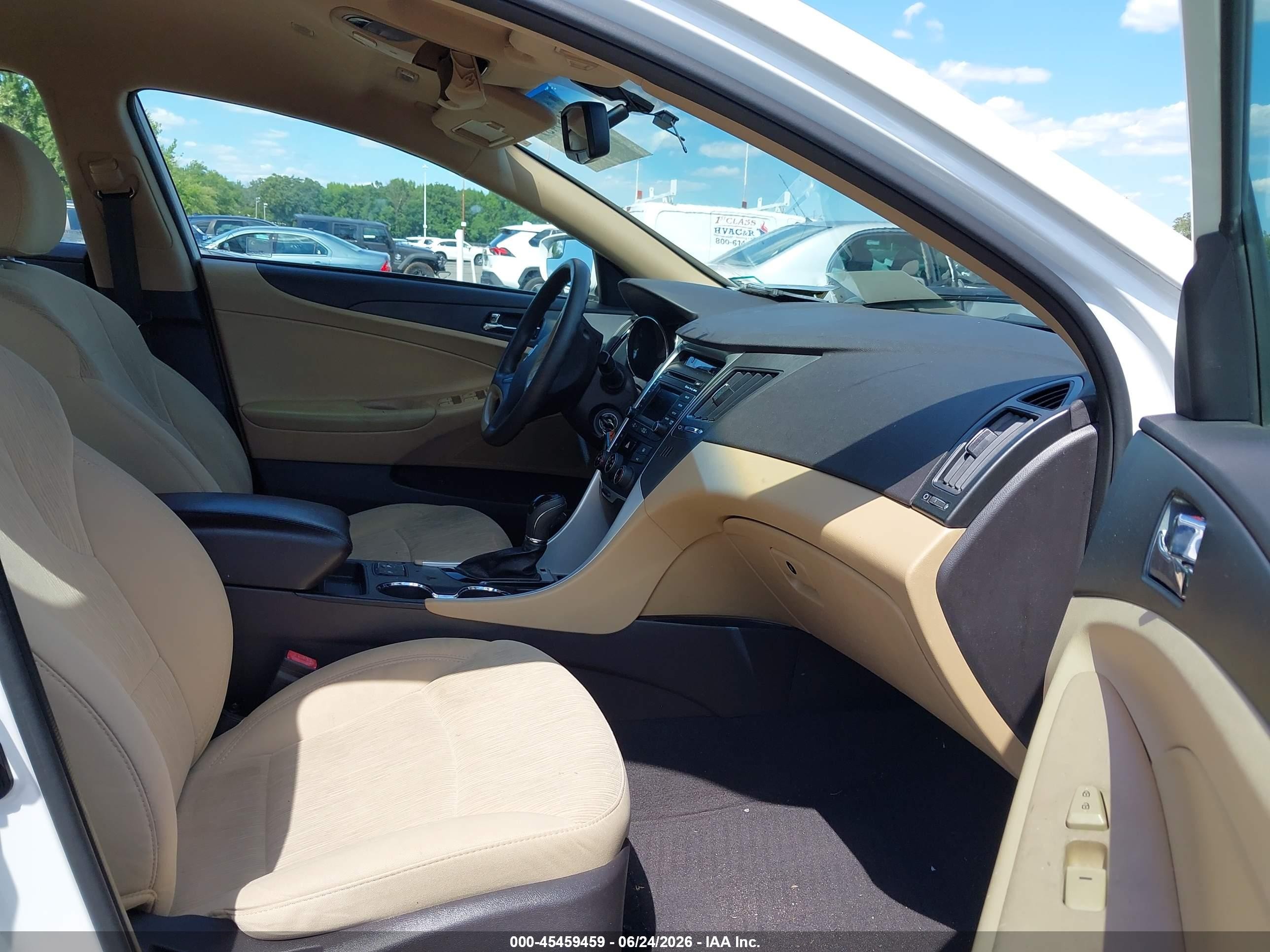 2014 Hyundai Sonata Gls White vin: 5NPEB4AC8EH922977