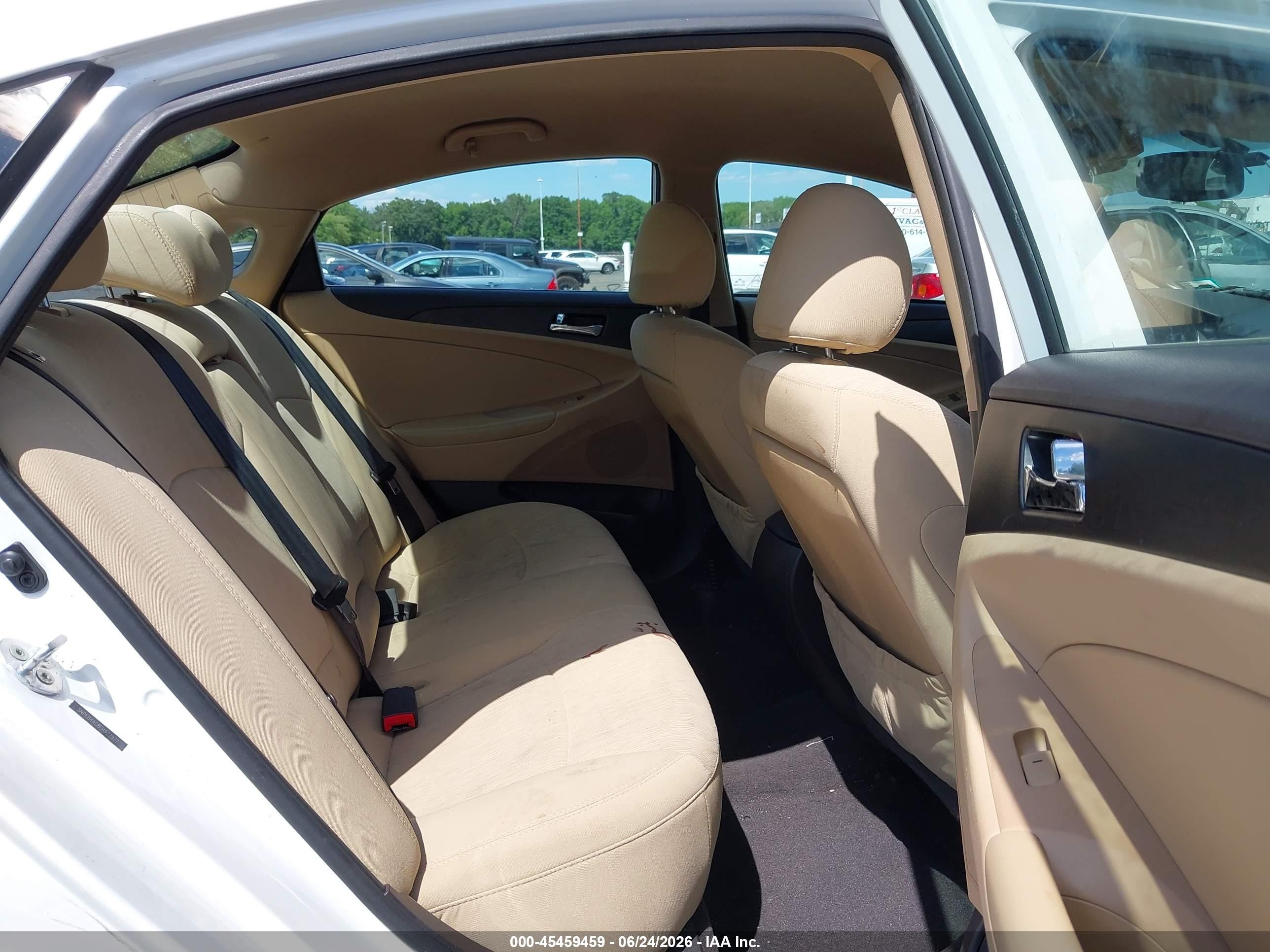 2014 Hyundai Sonata Gls White vin: 5NPEB4AC8EH922977