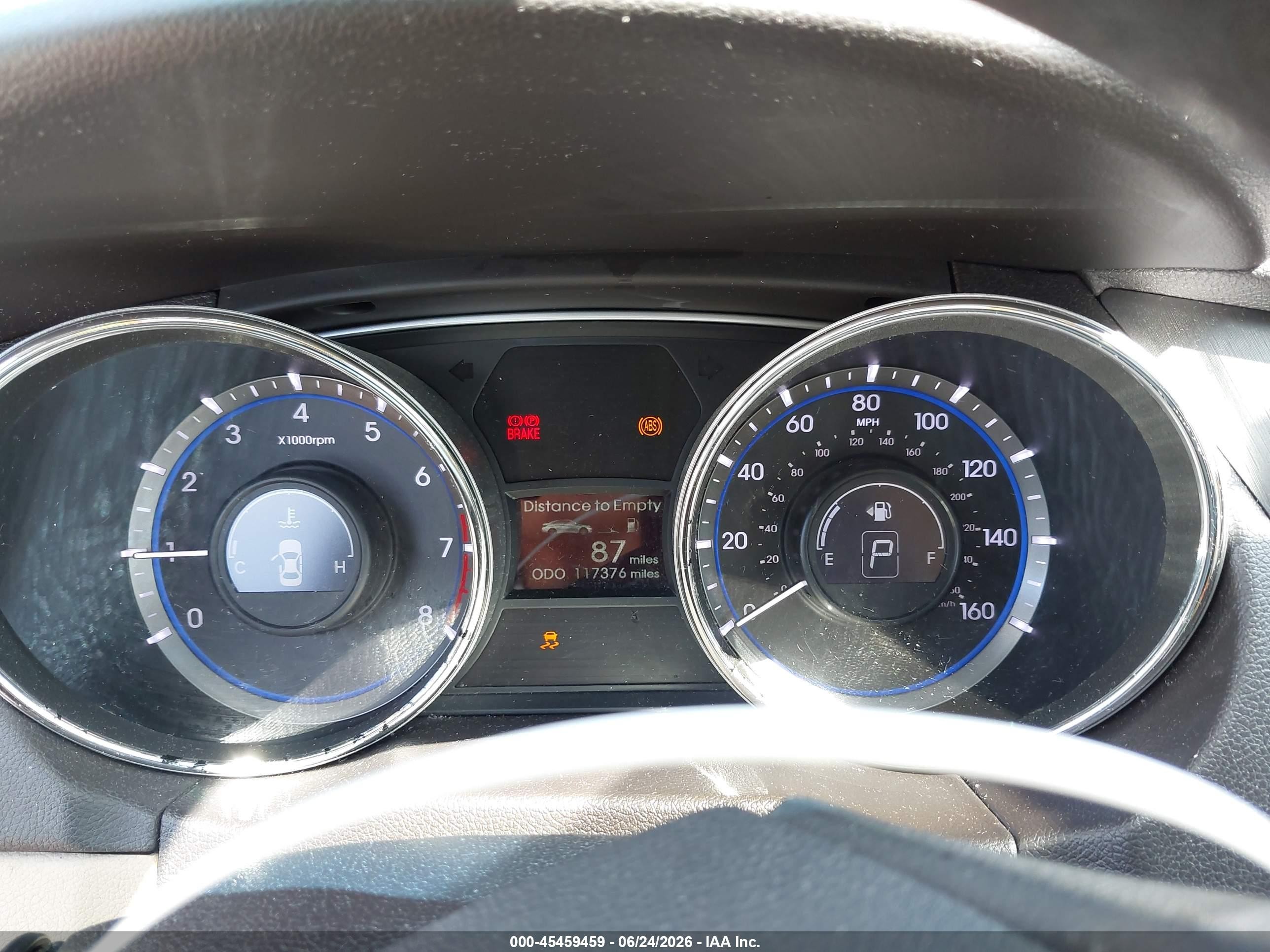 2014 Hyundai Sonata Gls White vin: 5NPEB4AC8EH922977