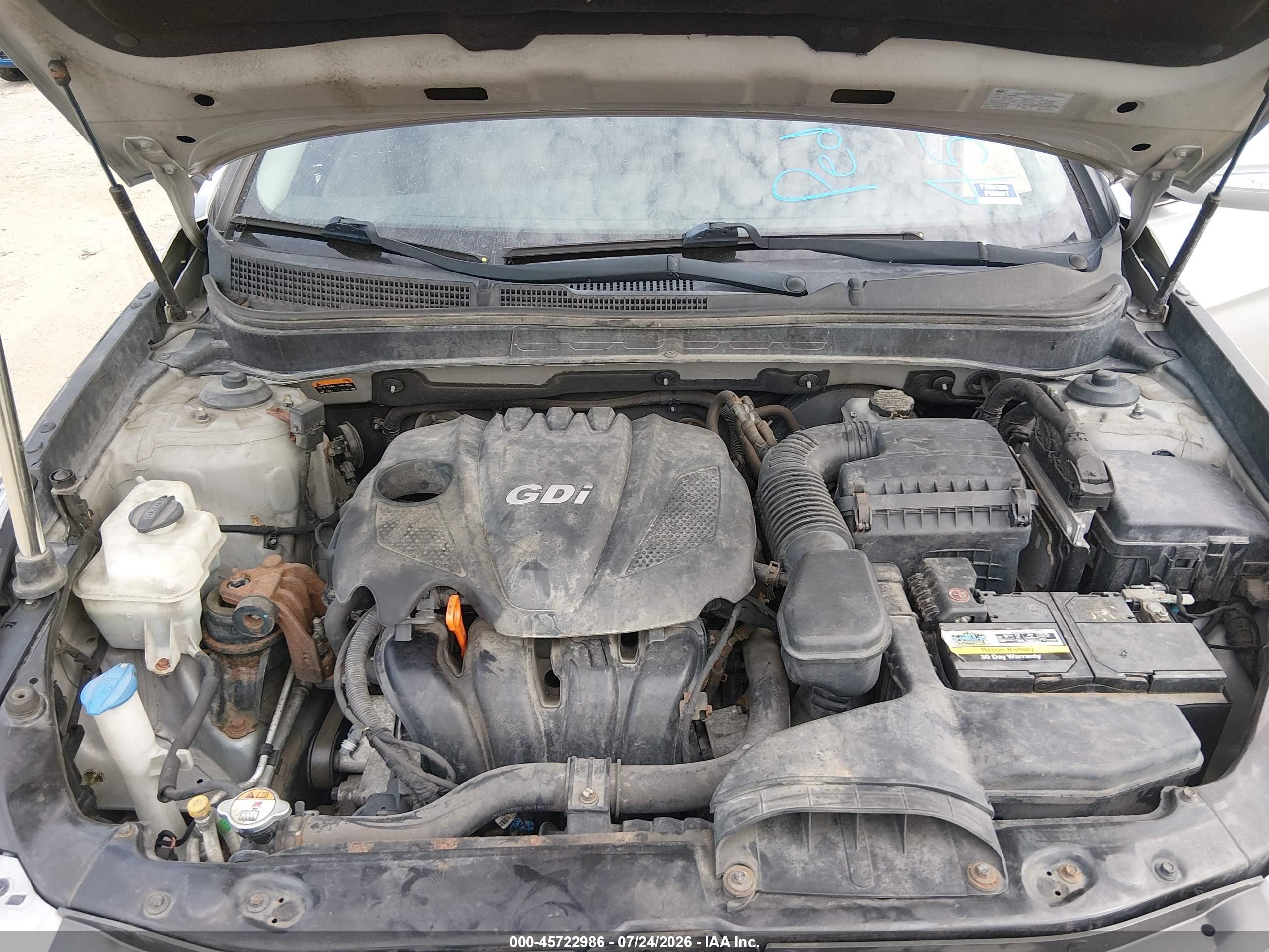 2014 Hyundai Sonata Gls Silver vin: 5NPEB4AC8EH925944