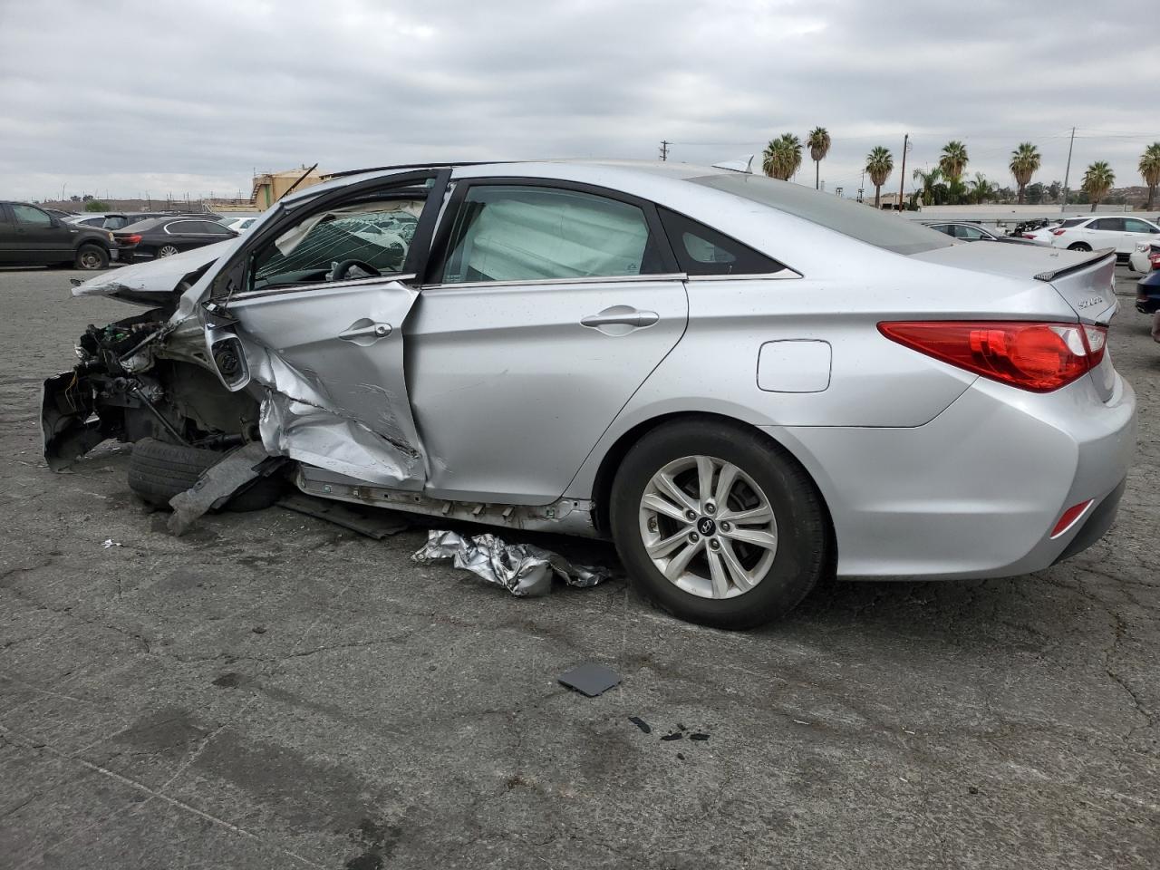 2014 Hyundai Sonata Gls Silver vin: 5NPEB4AC8EH926432