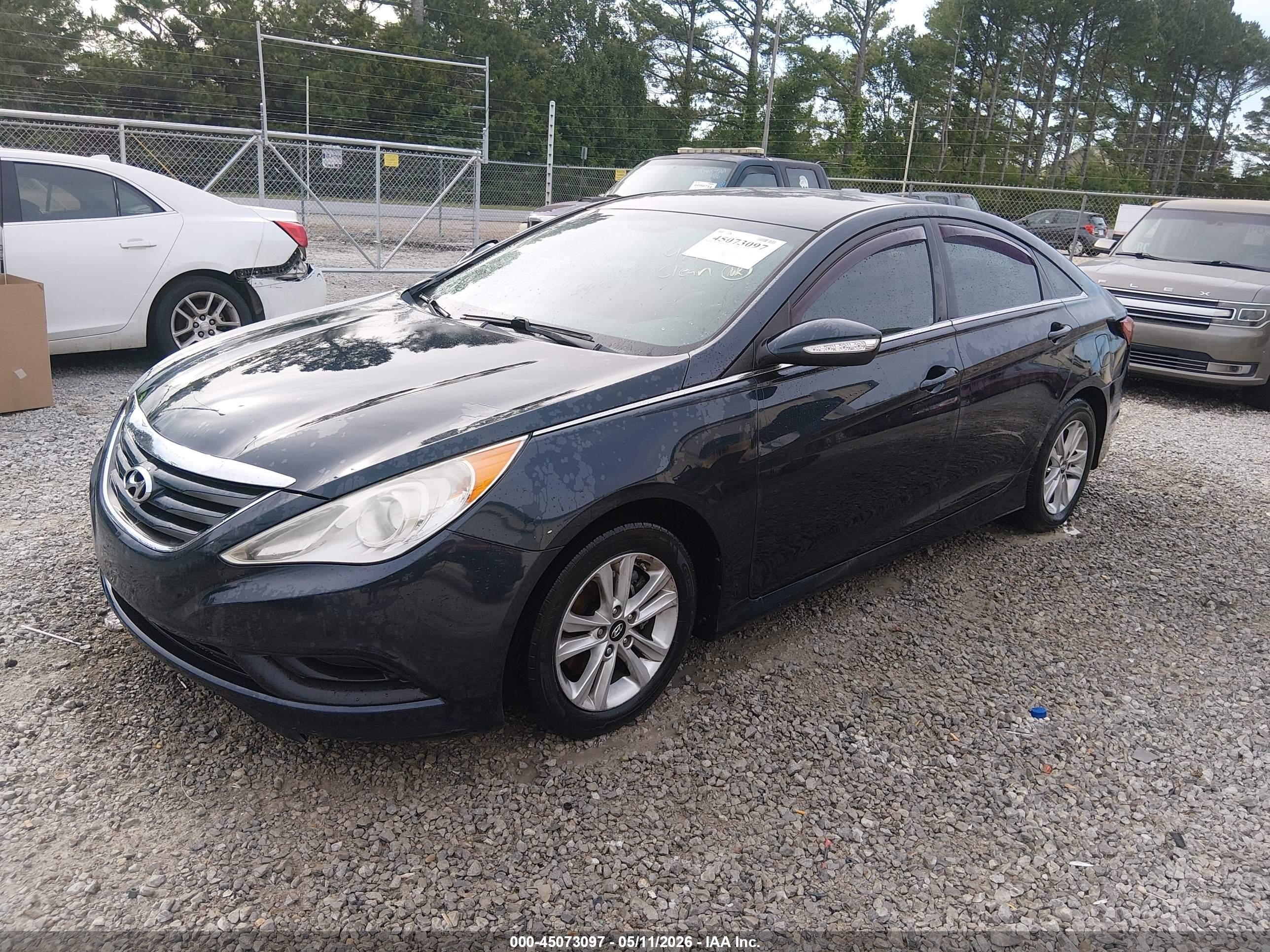 2014 Hyundai Sonata Gls Black vin: 5NPEB4AC8EH927841