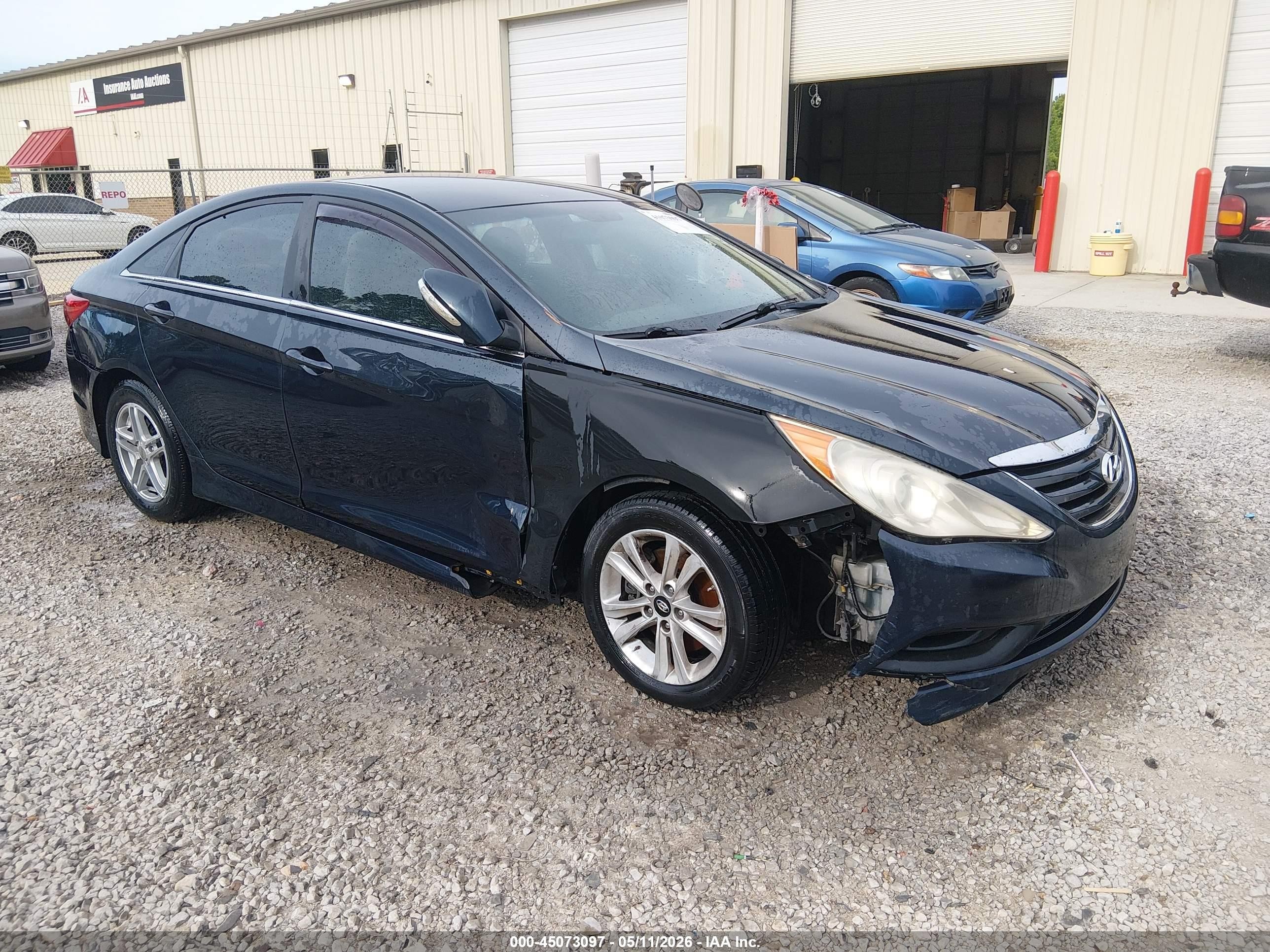 2014 Hyundai Sonata Gls Black vin: 5NPEB4AC8EH927841