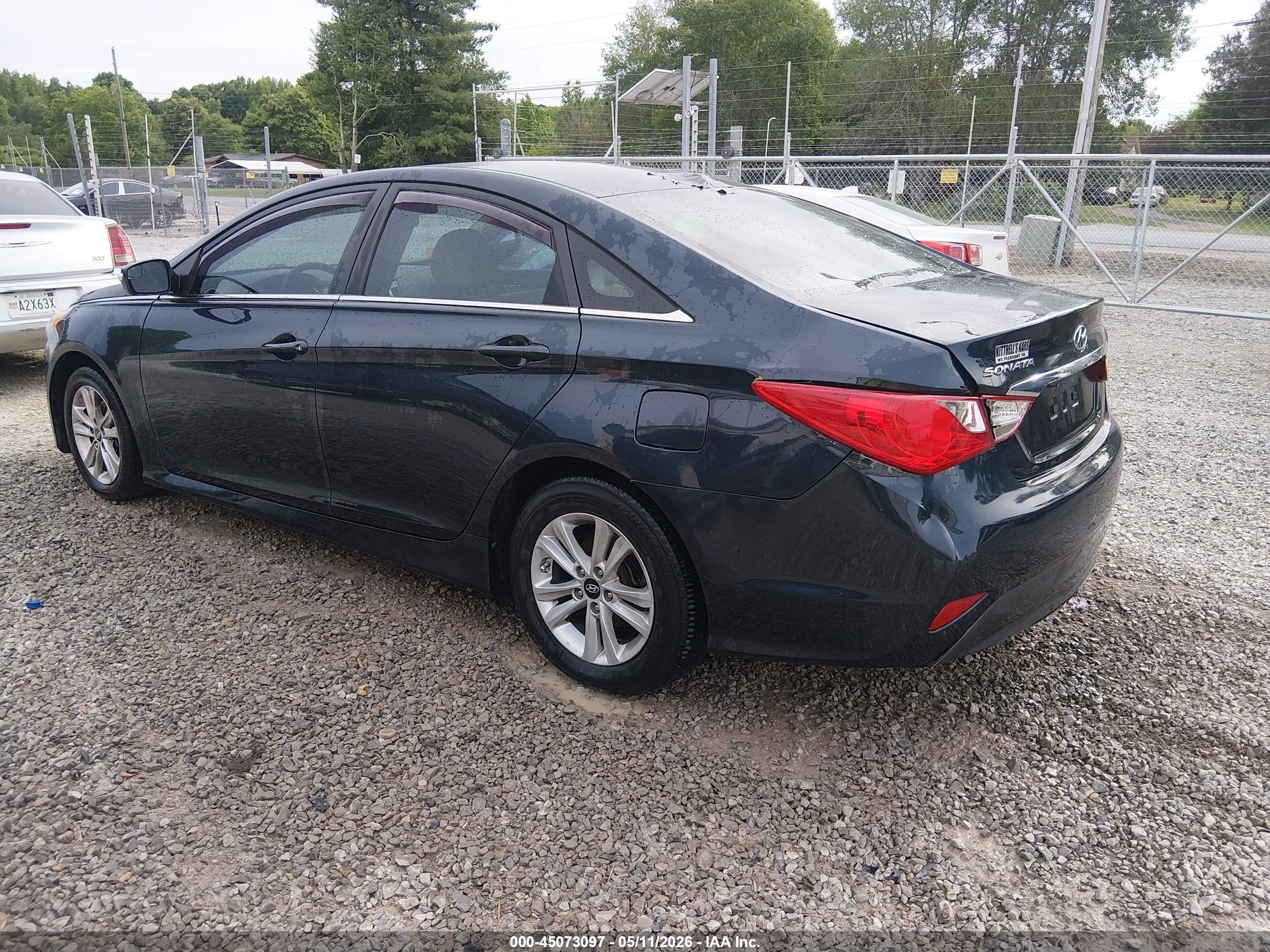 2014 Hyundai Sonata Gls Black vin: 5NPEB4AC8EH927841