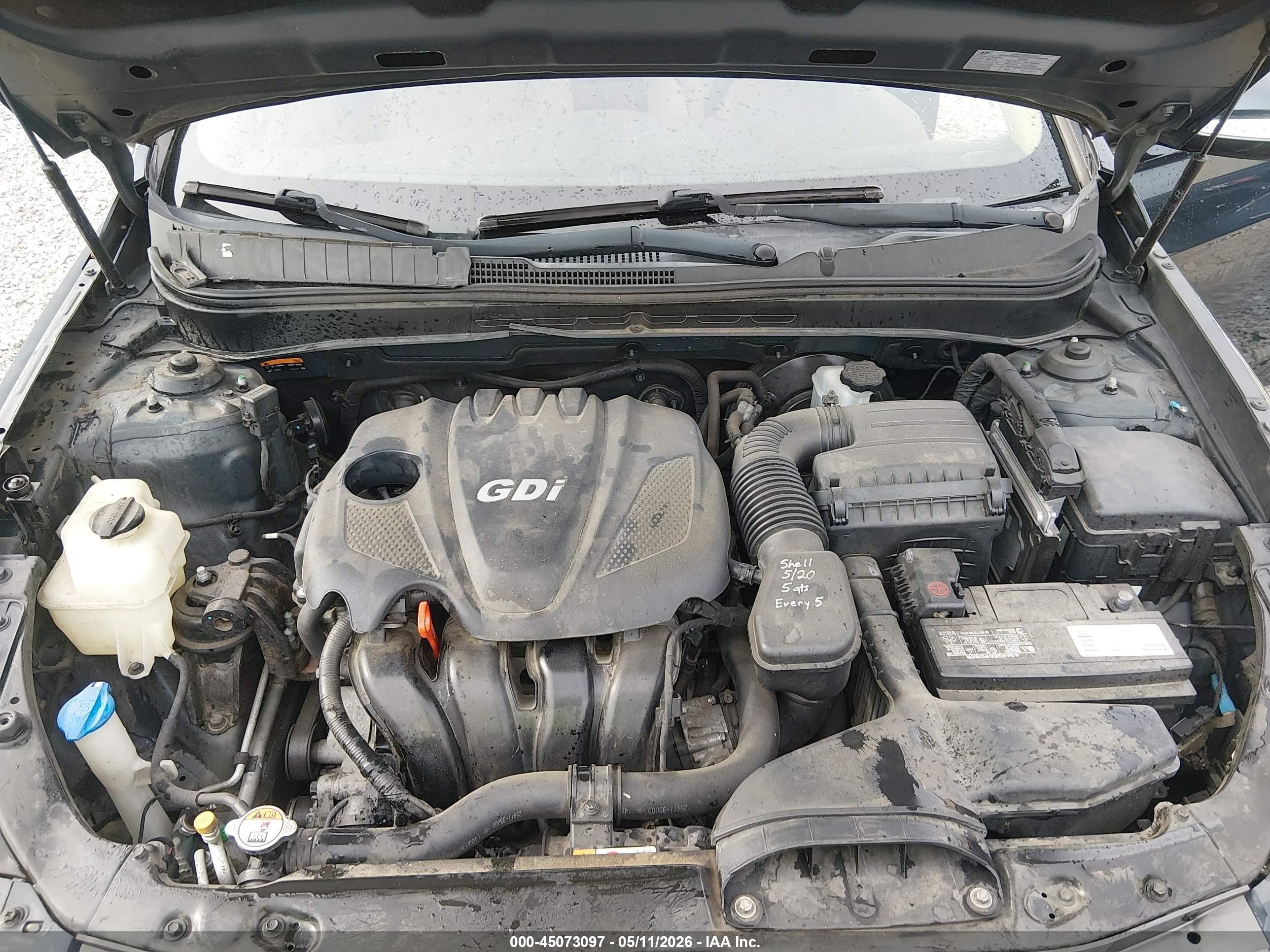 2014 Hyundai Sonata Gls Black vin: 5NPEB4AC8EH927841