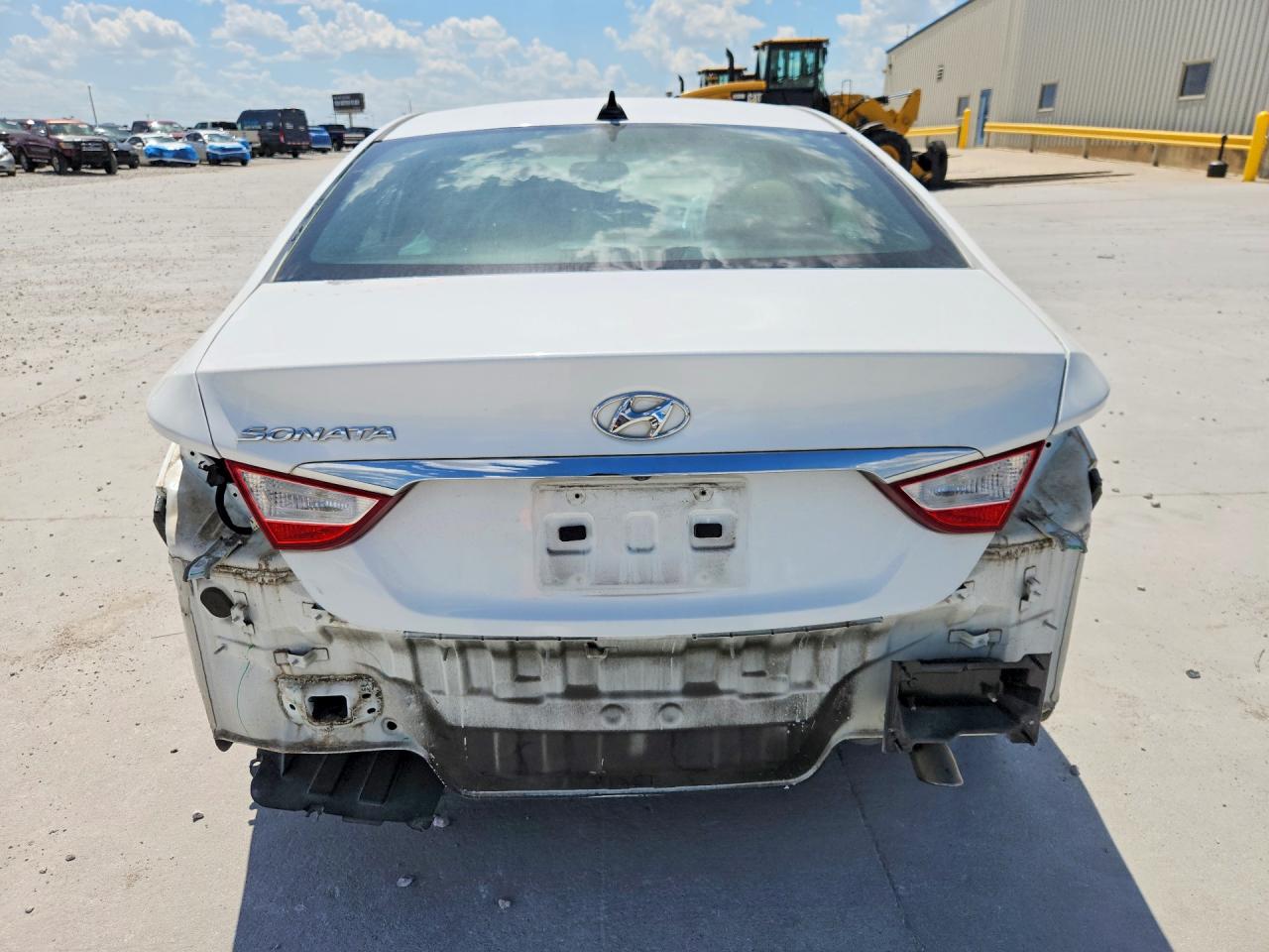 2014 Hyundai Sonata Gls White vin: 5NPEB4AC8EH930240