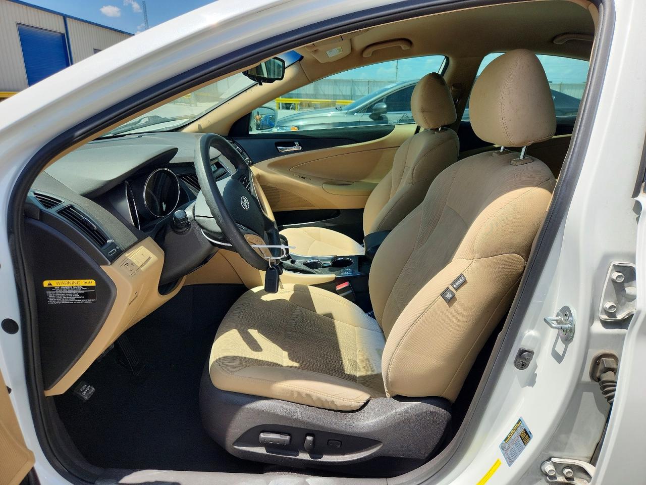 2014 Hyundai Sonata Gls White vin: 5NPEB4AC8EH930240