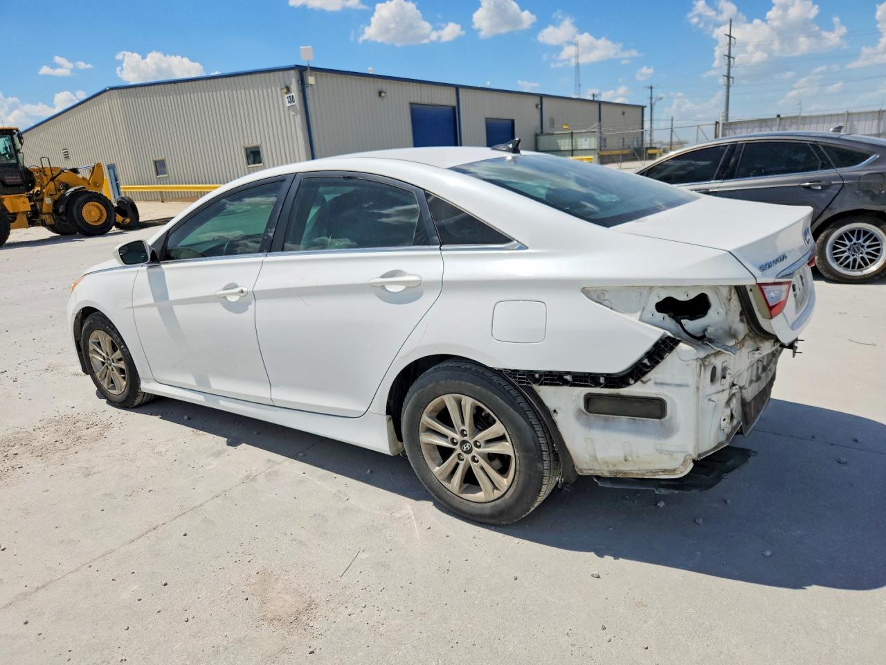 2014 Hyundai Sonata Gls White vin: 5NPEB4AC8EH930240