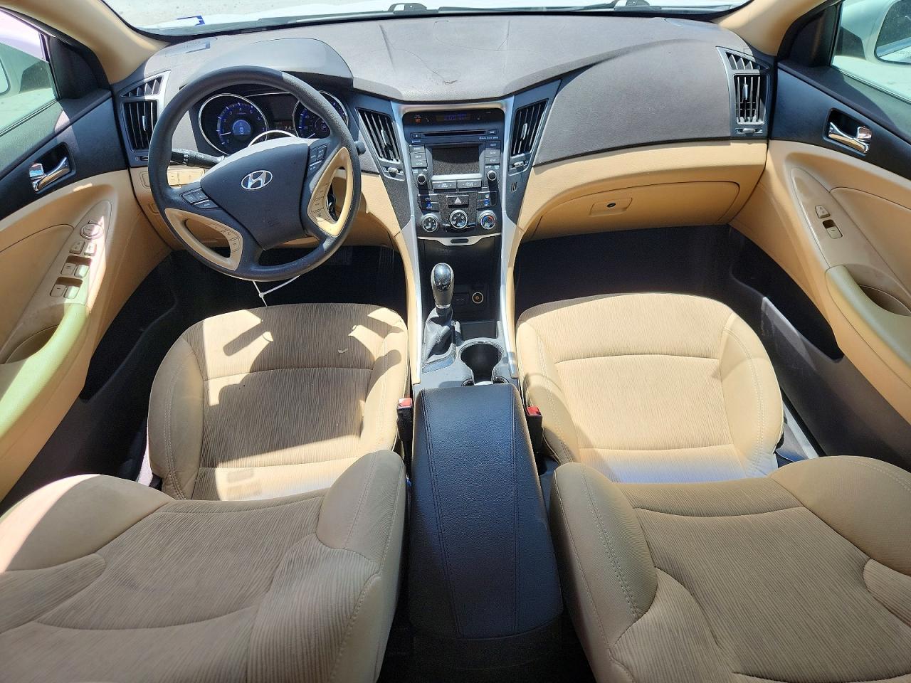 2014 Hyundai Sonata Gls White vin: 5NPEB4AC8EH930240