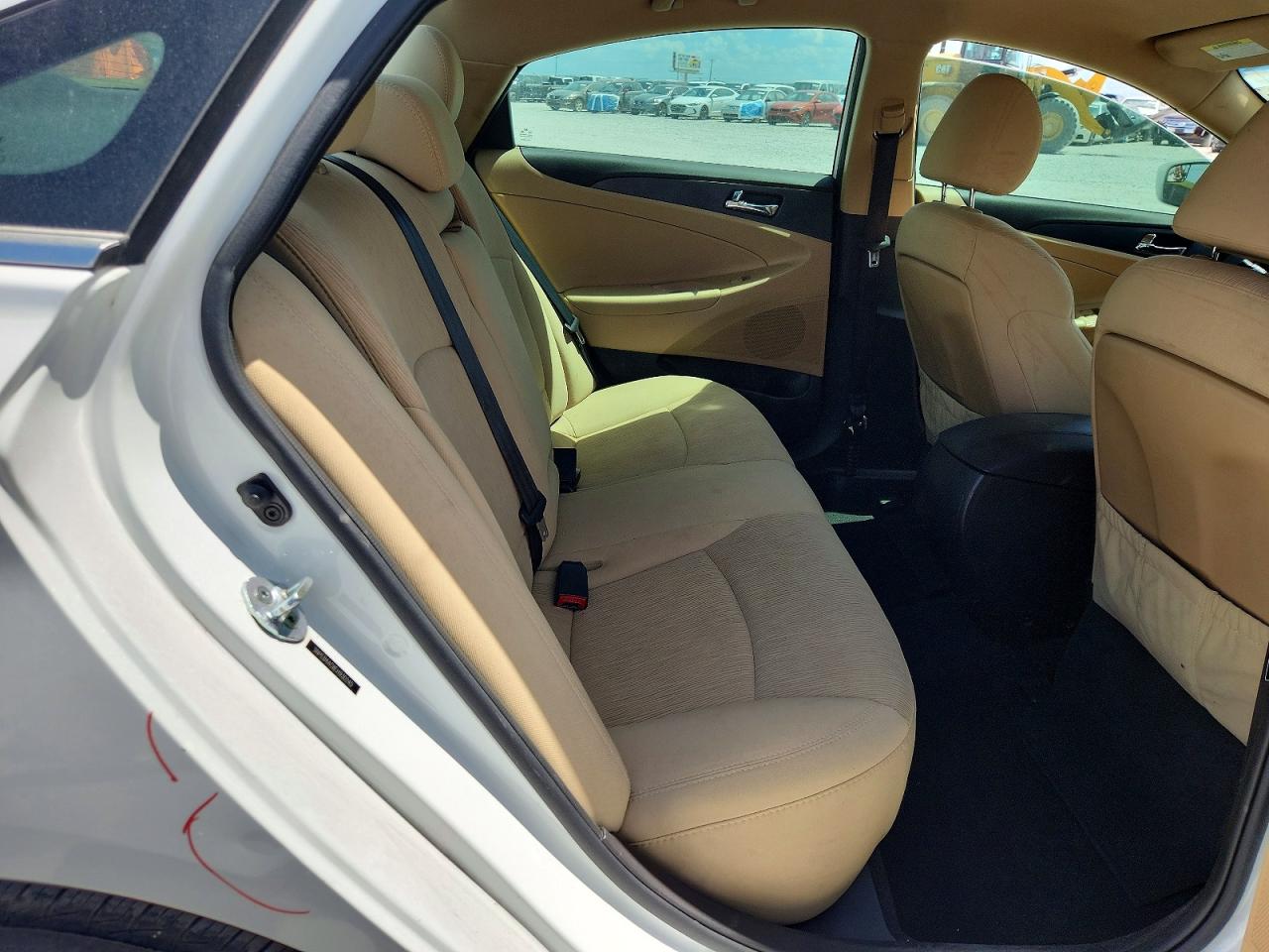 2014 Hyundai Sonata Gls White vin: 5NPEB4AC8EH930240